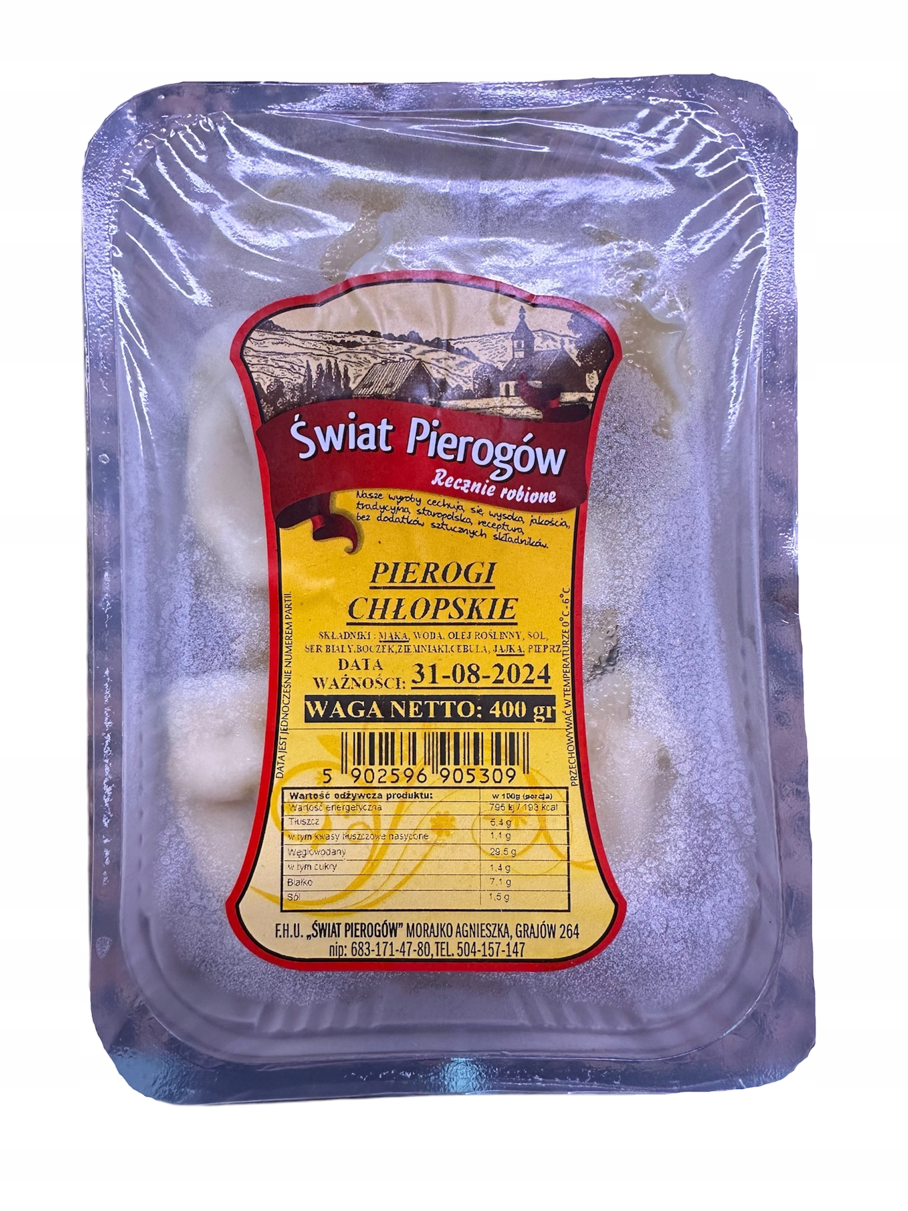 Levně Pirohy Chlapecké se slaninou 1kg 100% Přírodní domácí oběd Jako U Babičky