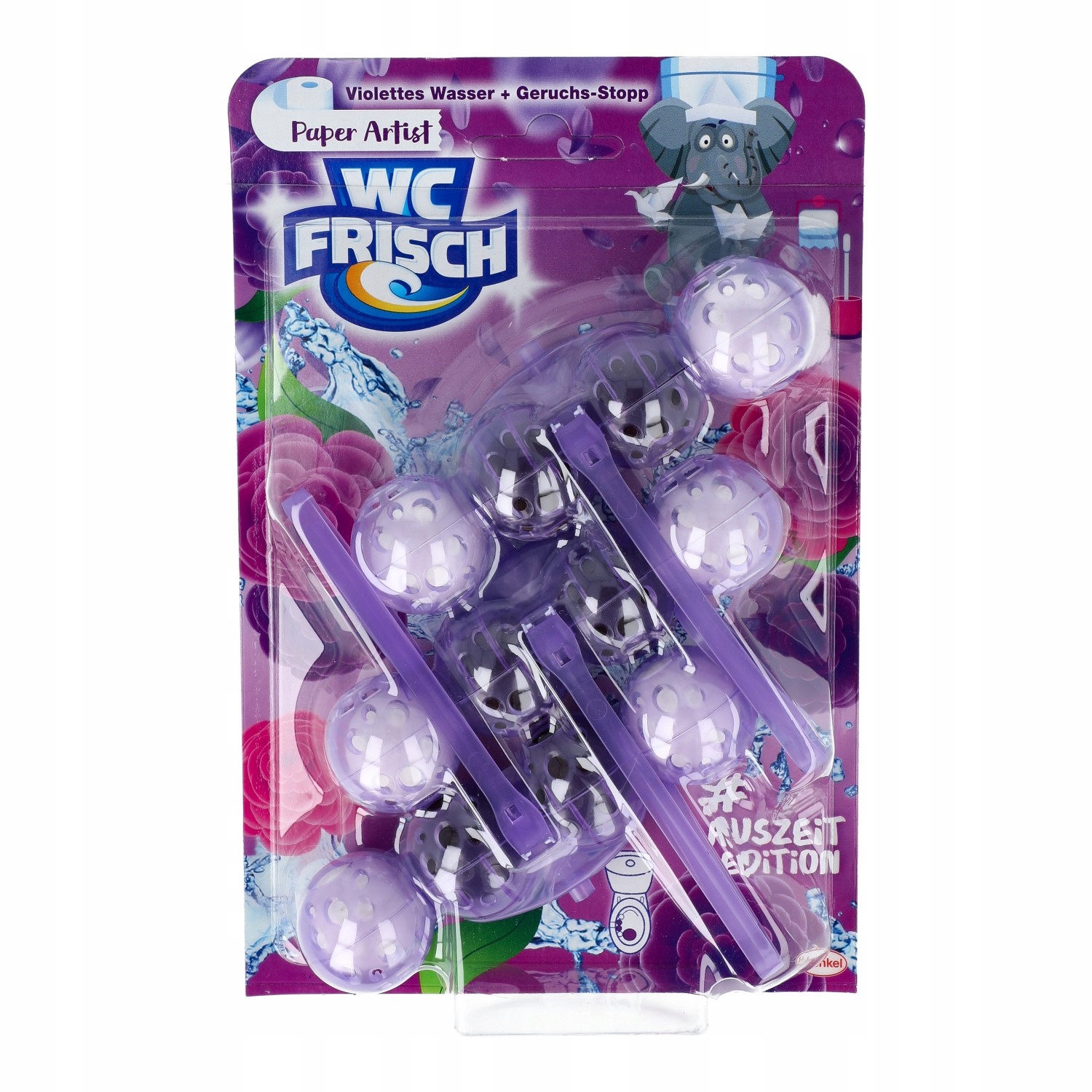 3x Wc Frisch, Wc Frisch Kraft Aktiv Paper Artist, přívěsek na Wc, 3x 50 g