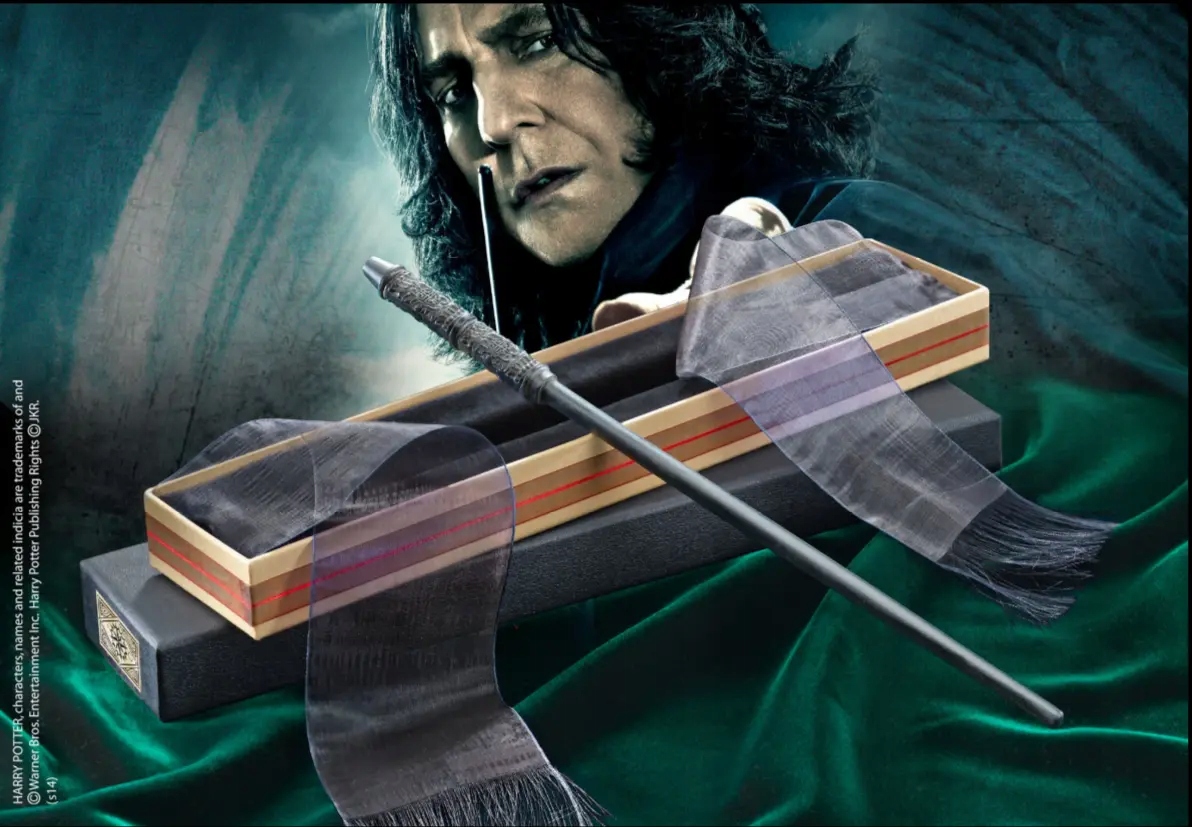 Severus Snape Replika hůlky v Ollivanderově krabičce Harry Potter