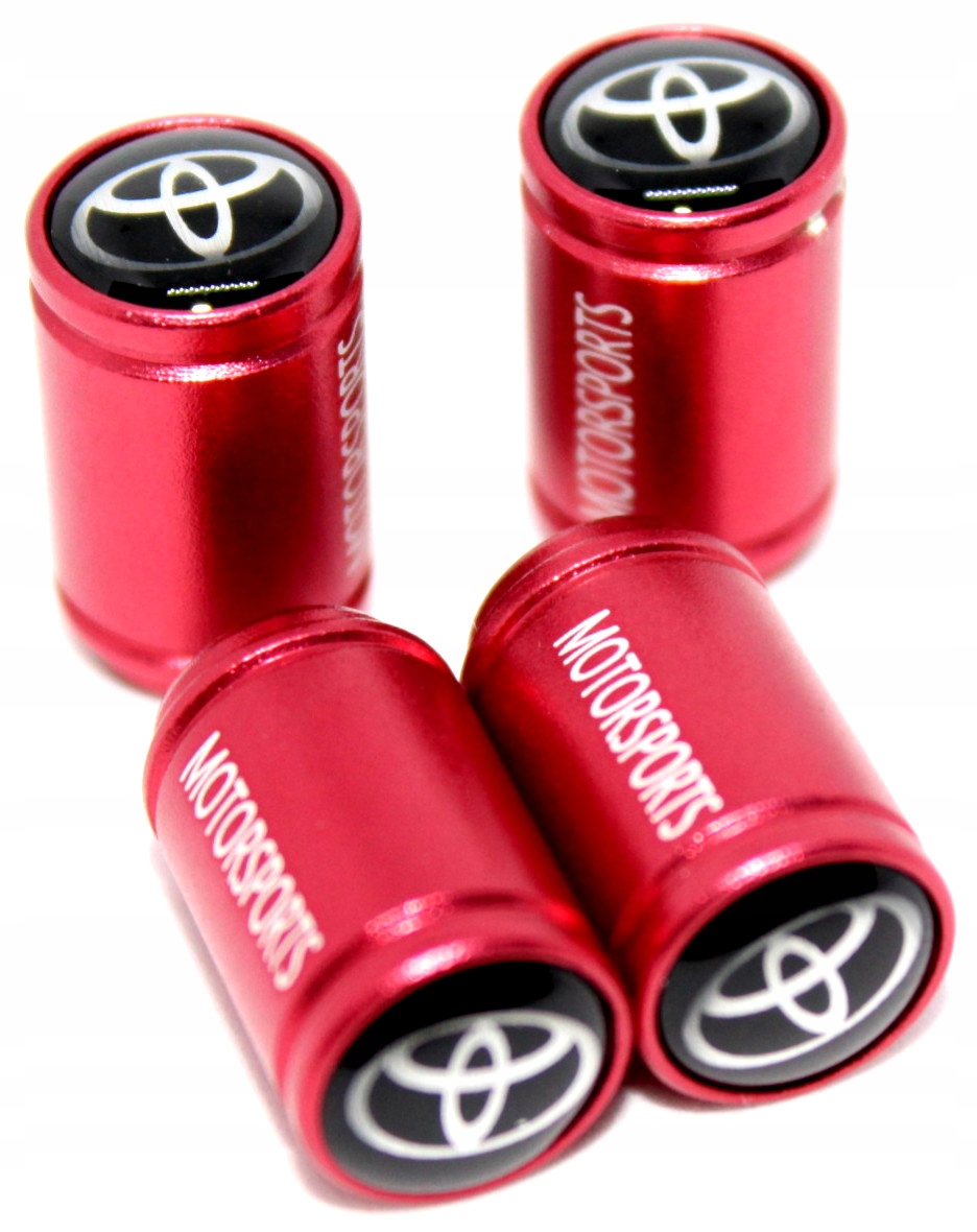 TOYOTA MOTORSPORT NAKRĘTKI NA WENTYLE CZERWONE 4SZ Producent ETC