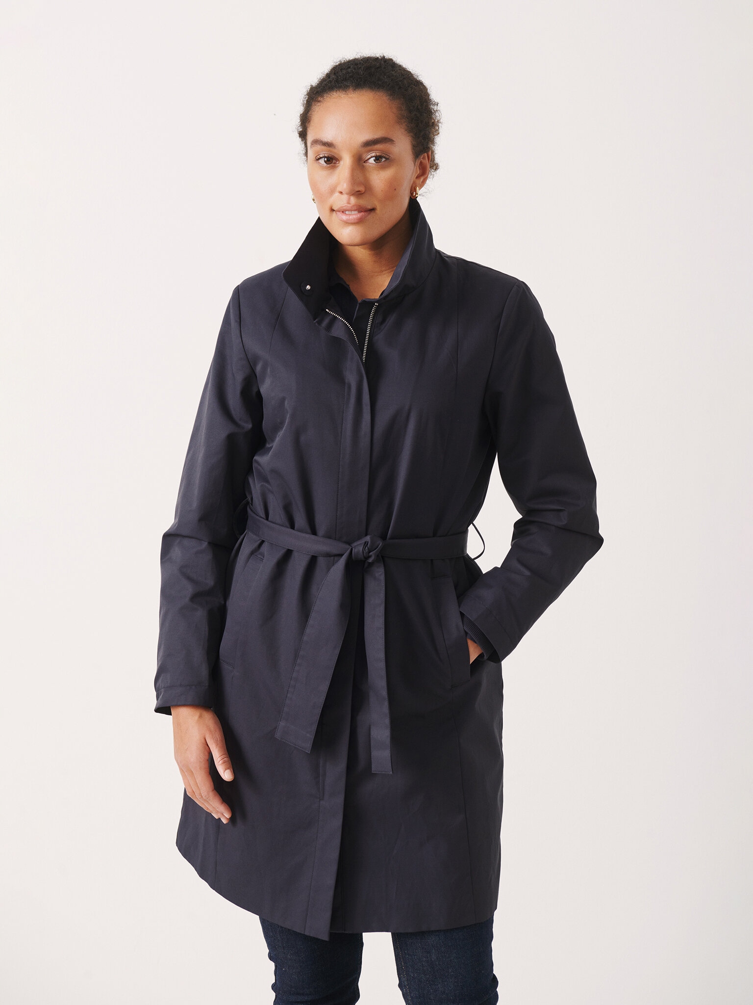 Part Two Kurtka przejściowa Carvine 30307445 Granatowy Classic Fit