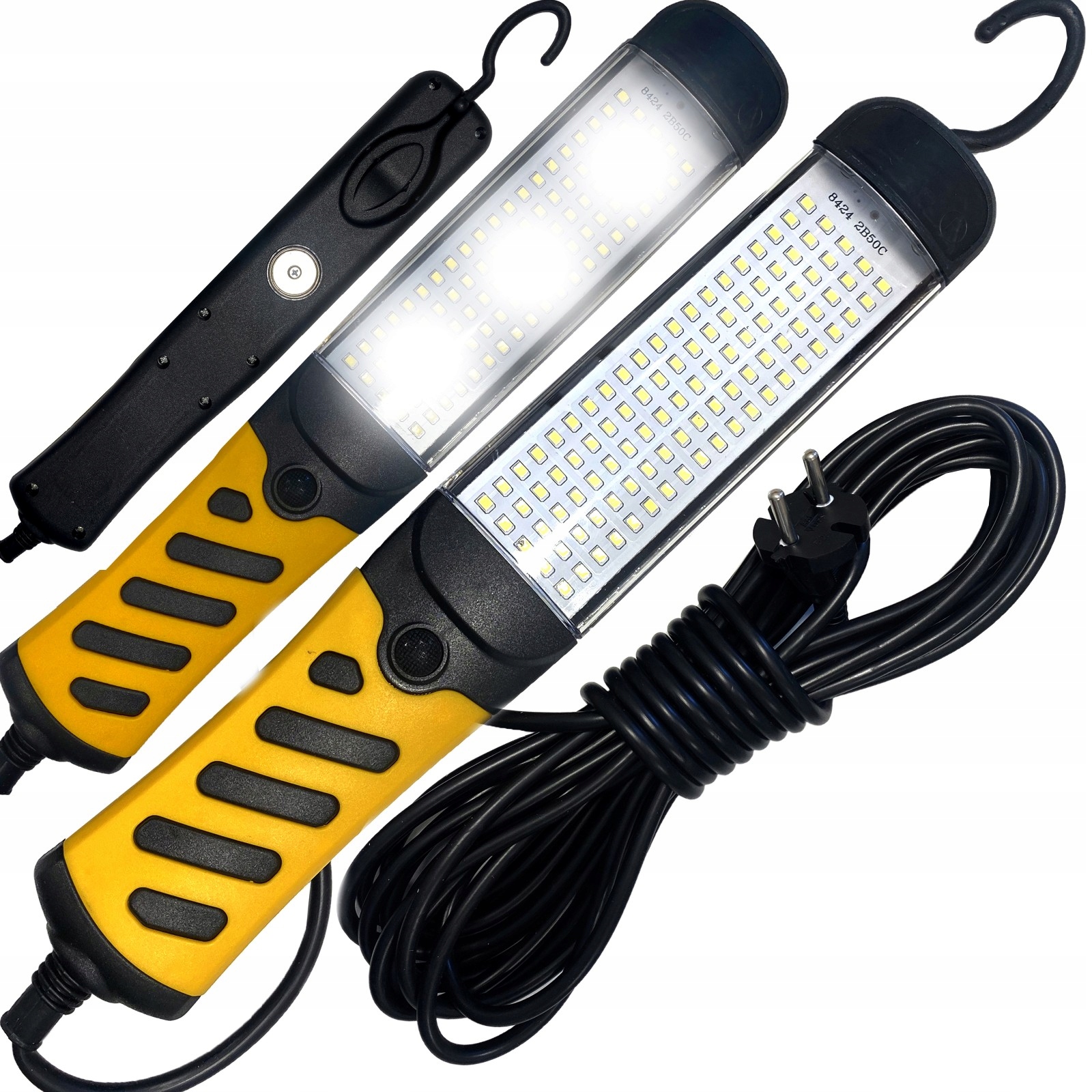 Lampa Latarka Warsztatowa Kanałowa Lampka 100 Led Hak Mocna Duża XL