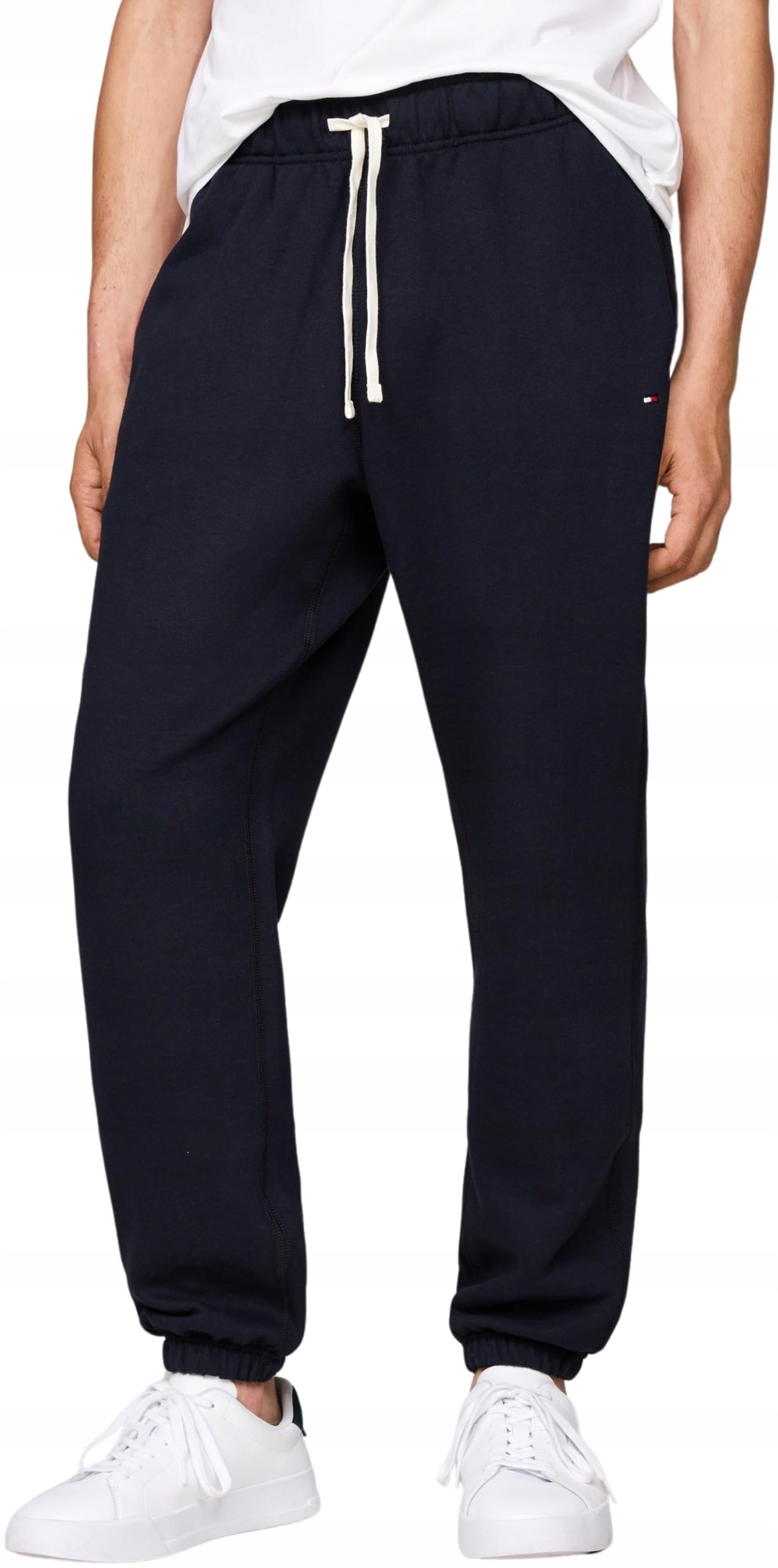 Tommy Hilfiger pánské tepláky, volné, tmavě modré, XL