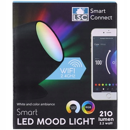 

Lampa Dekoracyjna Lsc Smart Connect Na Wifi 2.2W