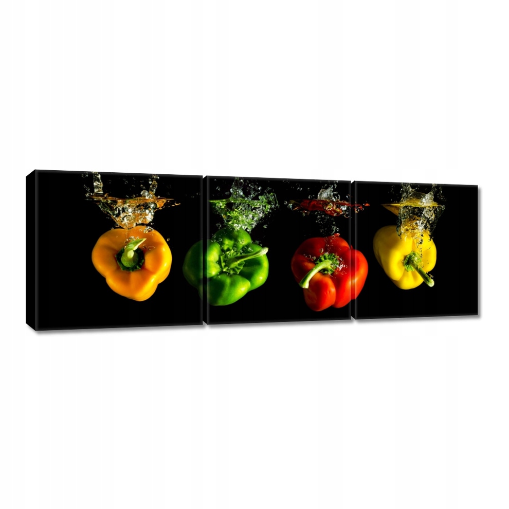 

Obrazy 120x40 Kolorowe papryki