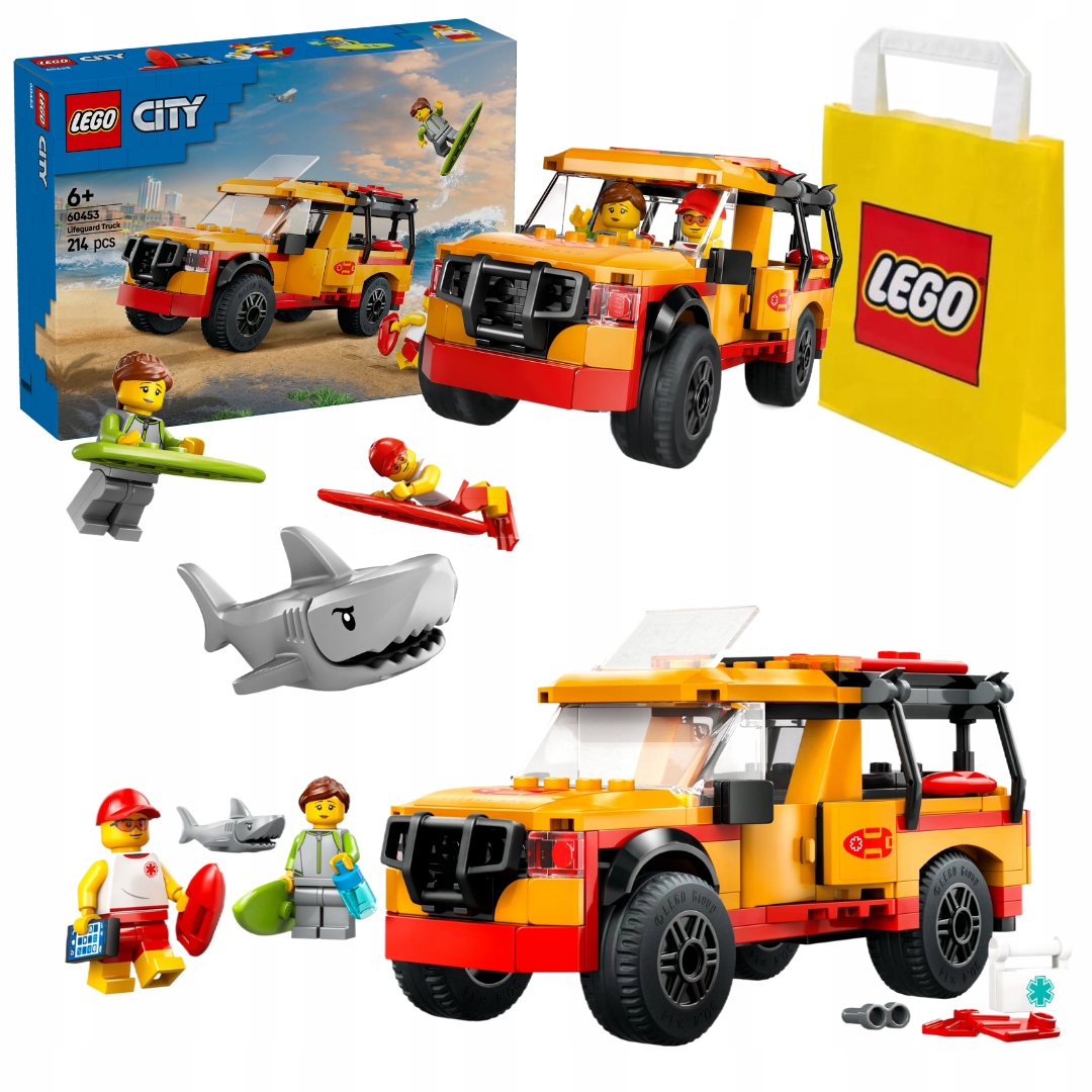 Lego City 60453 Záchranářské auto Auto Město Pláž Vozidlo