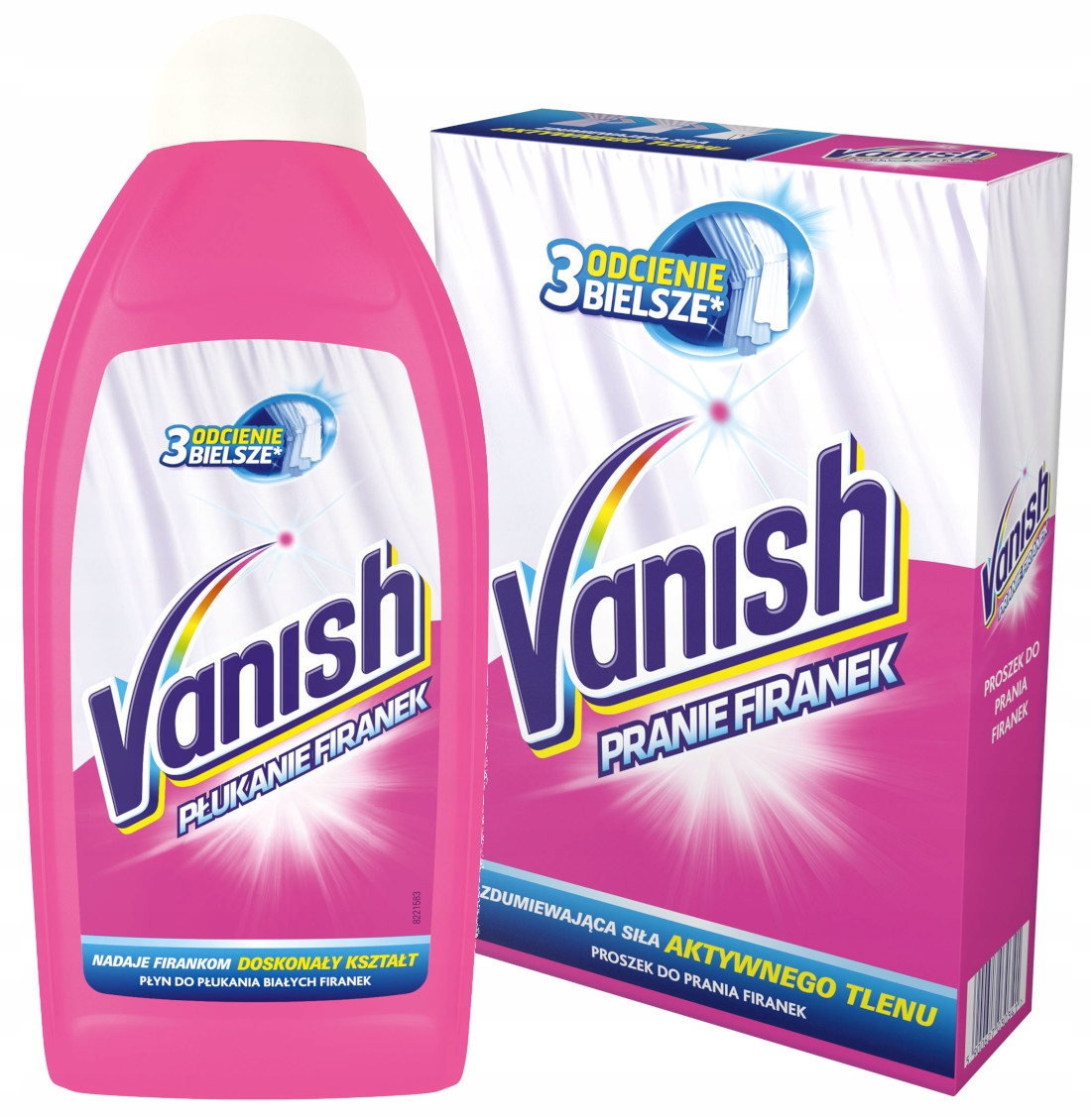 

Vanish Zestaw do firanek proszek wybielacz