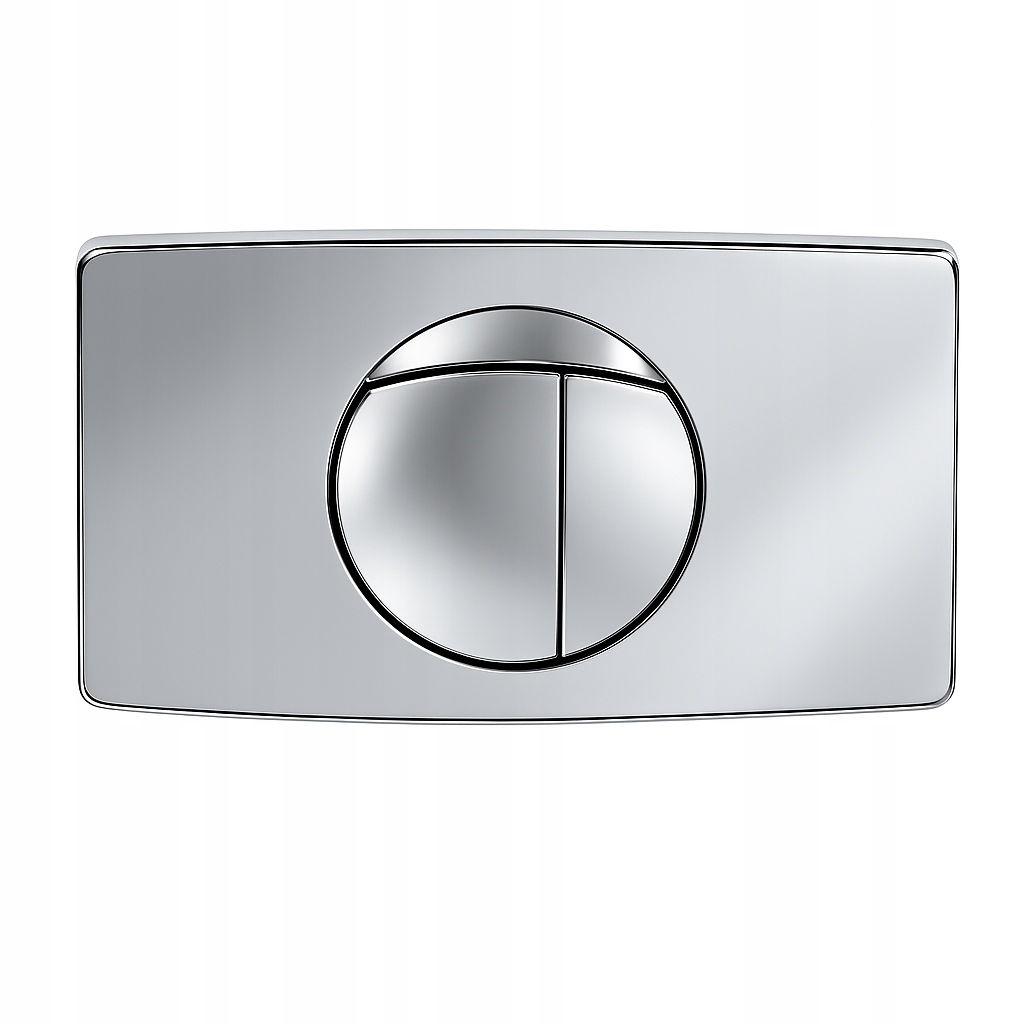 Tlačítko pro splachování splachovačů Sanit a Marley Up Spk typ 980 Stříbrný Lesk