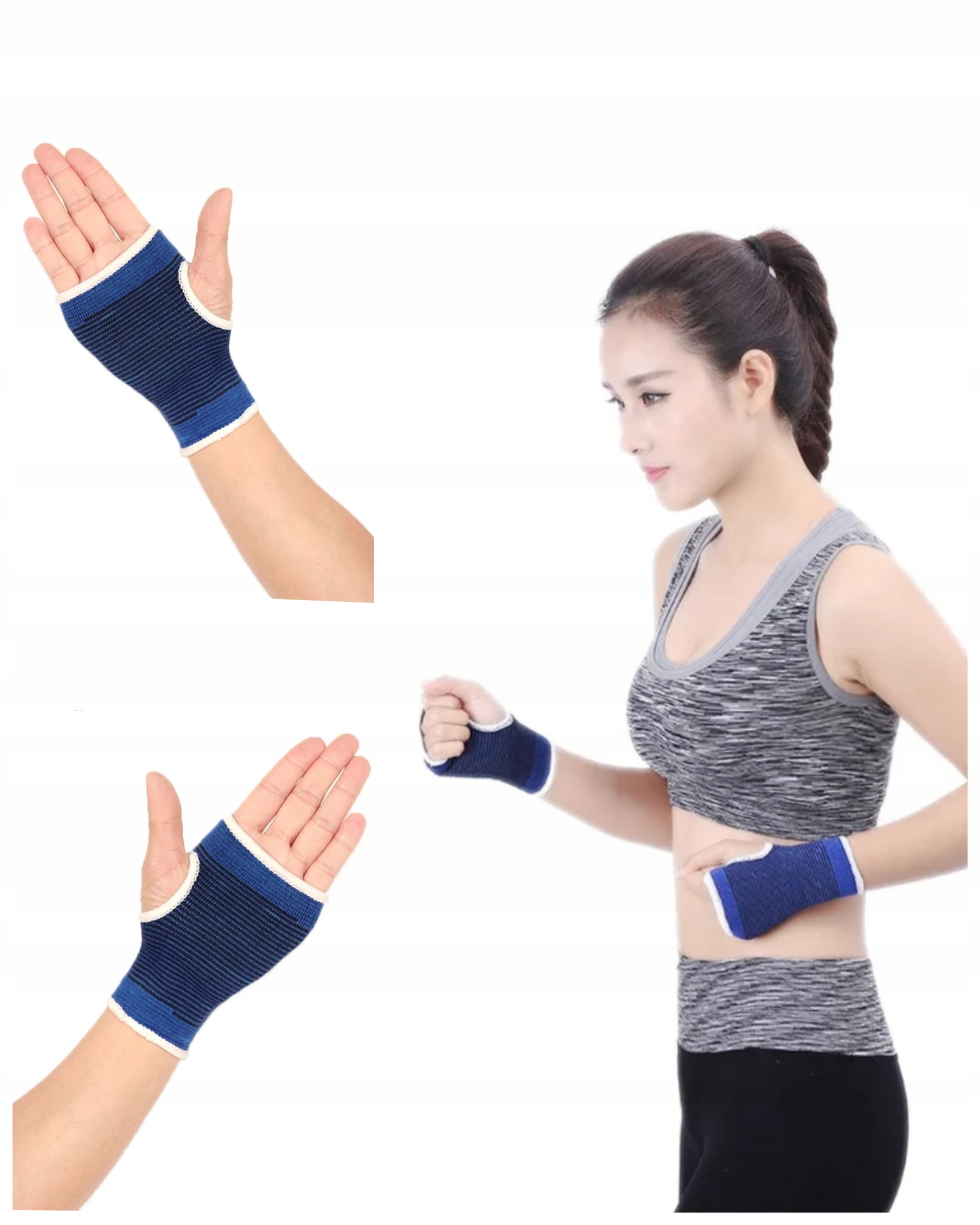 Stabilizator Ściągacz Opaska Na Nadgarstek x 2 Szt