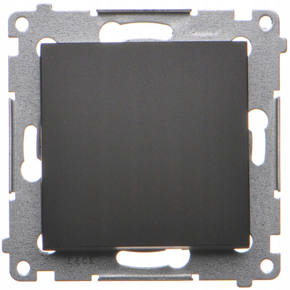 SIMON 54 Łącznik wyłącznik pojedynczy czarny mat