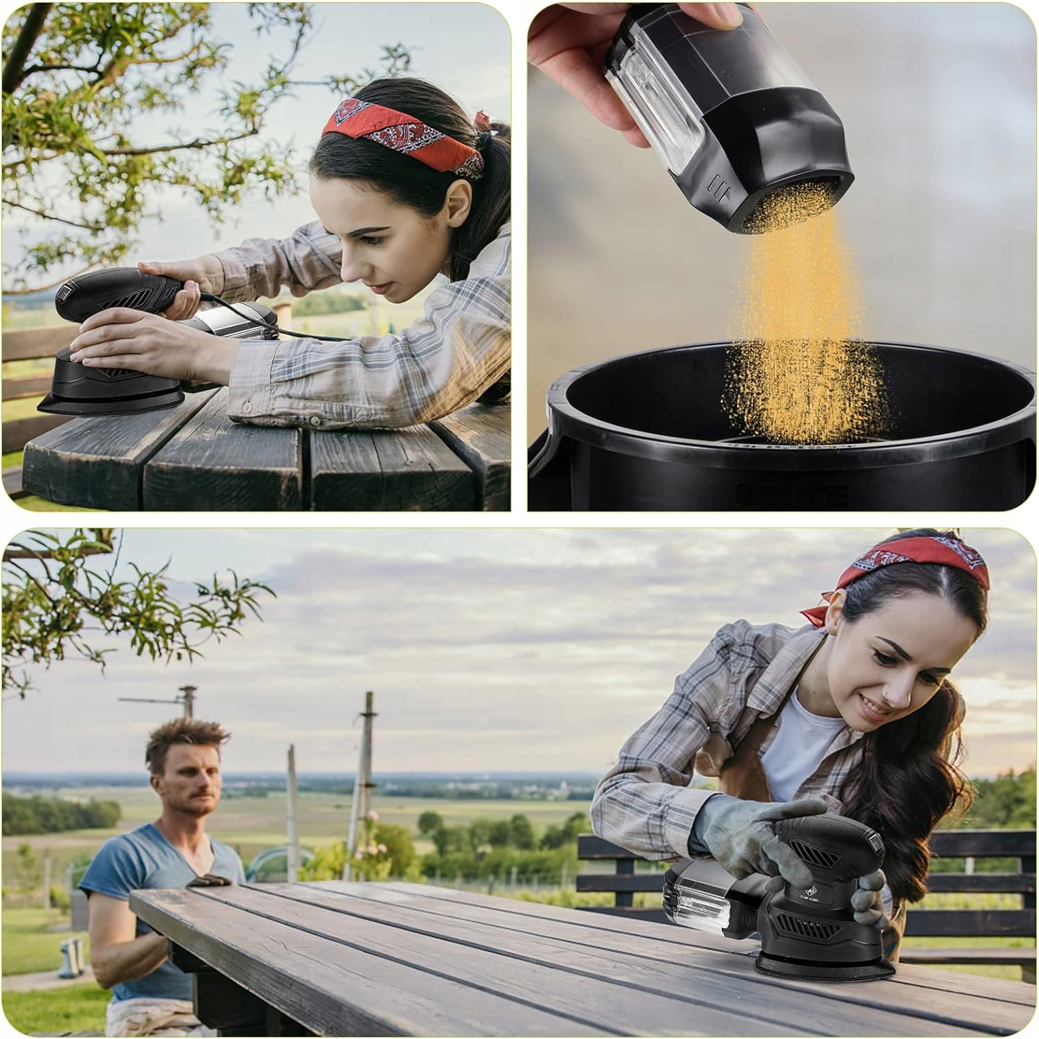 SZLIFIERKA OSCYLACYJNA MIMOŚRODOWA 4 w 1 POLERKA EAN (GTIN) 5903855084445