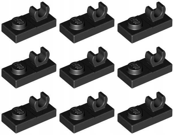 

Lego 44861 Zawias Zaczep Hak czarny (4g) 9 szt.