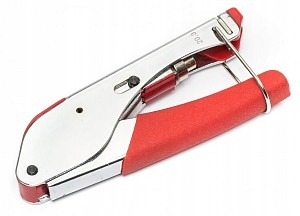 Zaciskarka kompresyjna do wtyków F RG6 RG59