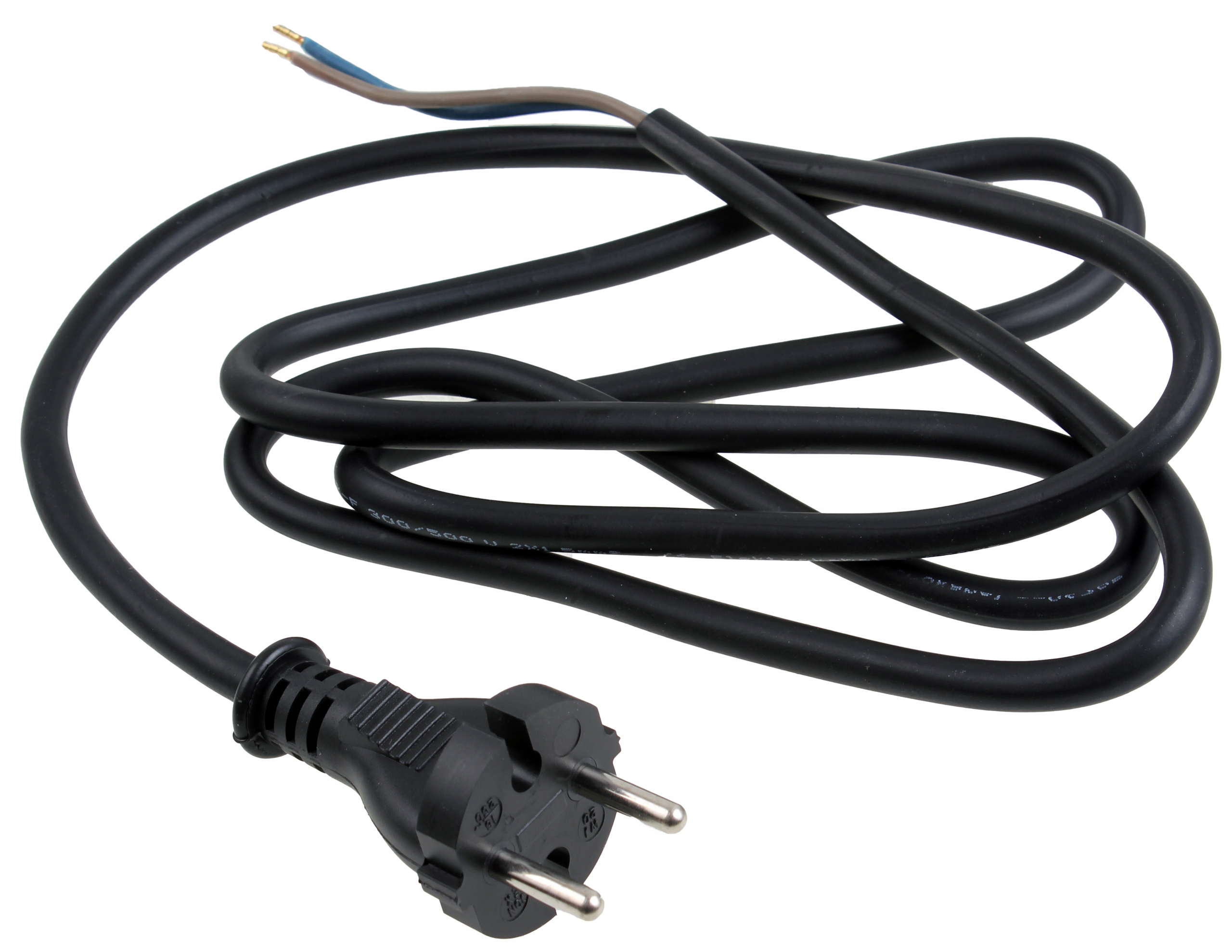 

Przewód kabel wtyczka Polski gumowy 2x1,5 mm 1.5m