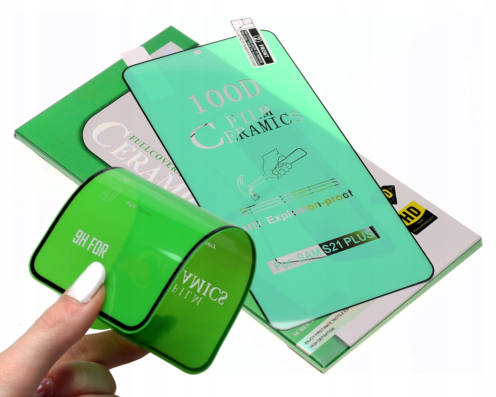 

Szkło Hybrydowe Pełne do Samsung Galaxy S21+ Plus
