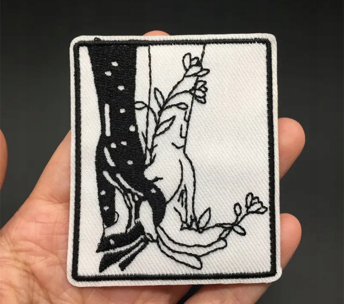 Dłonie naszywka termo