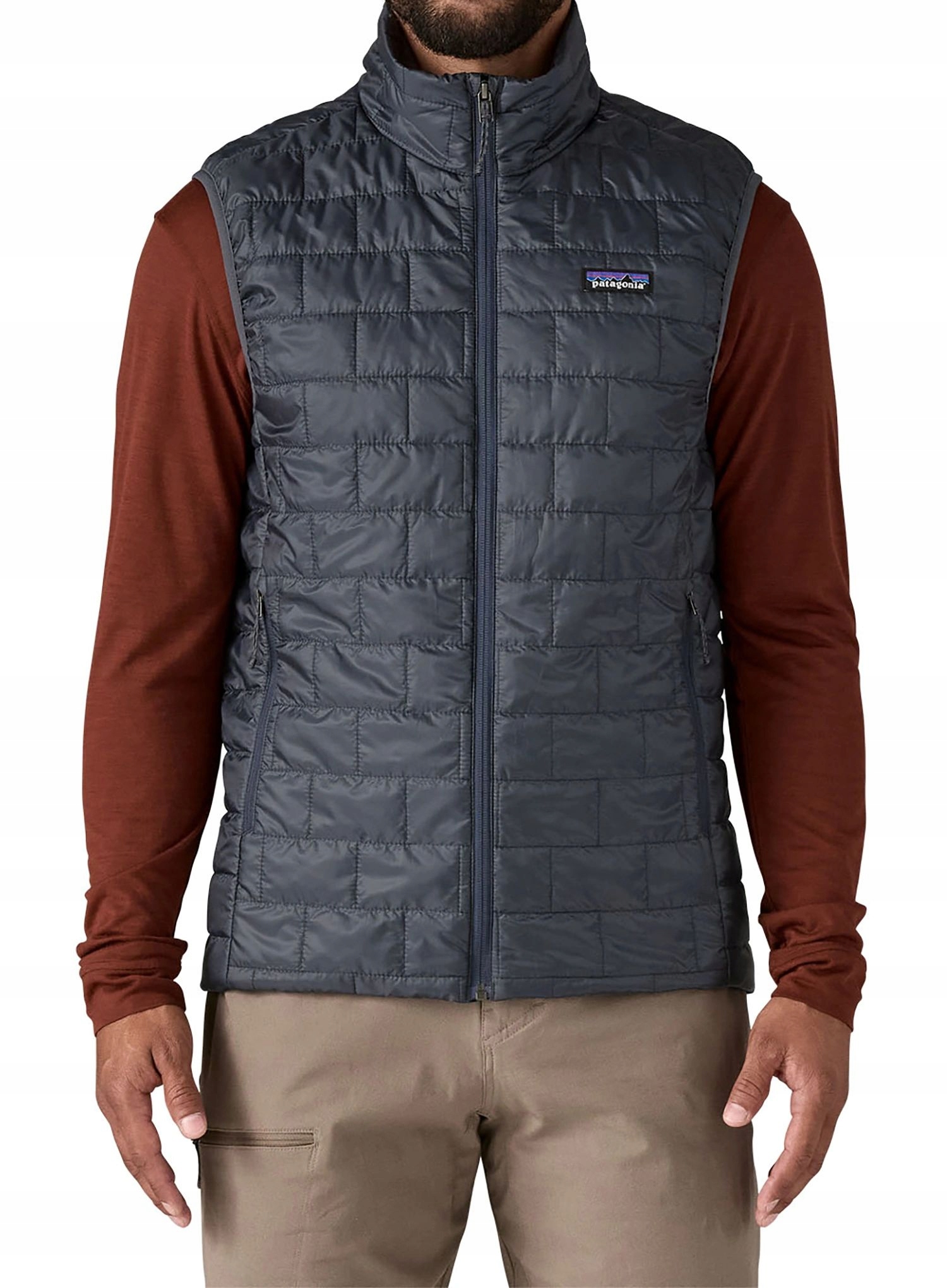 Zateplená vesta Patagonia Nano Puff Vest smolder blue L