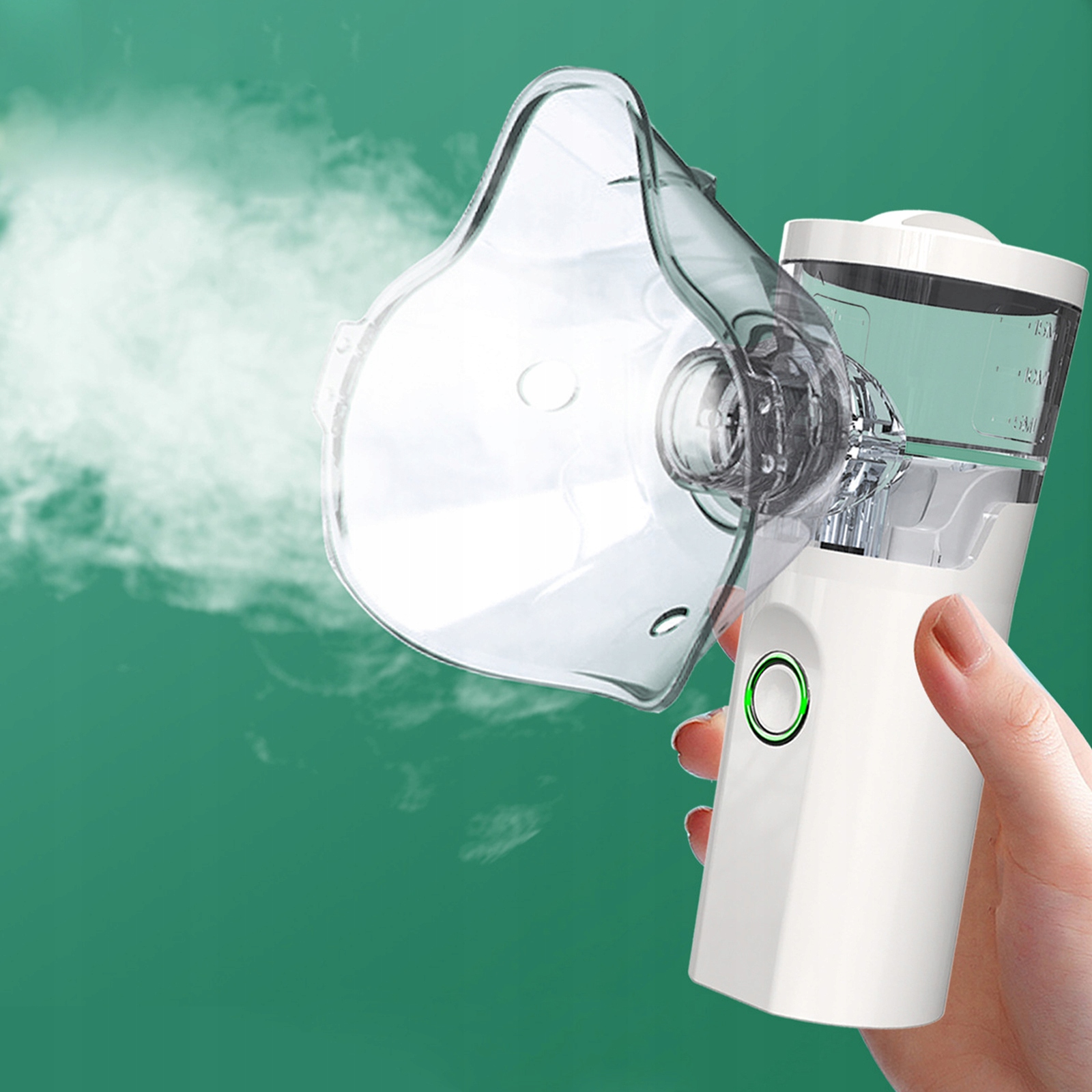 RĘCZNY INhalator parowy parowiec do twarzy przenośny do podróży na kanapie USB Marka bez marki