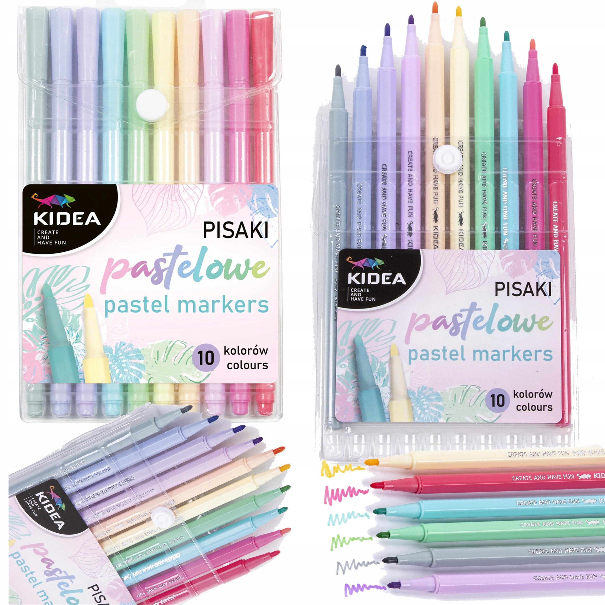 

Pisaki Pastelowe Kidea Mazaki Flamastry