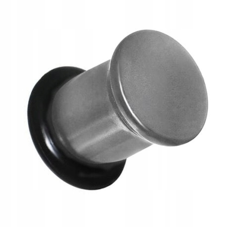 Kolorowy plug z o-ringiem grafitowy 6 mm