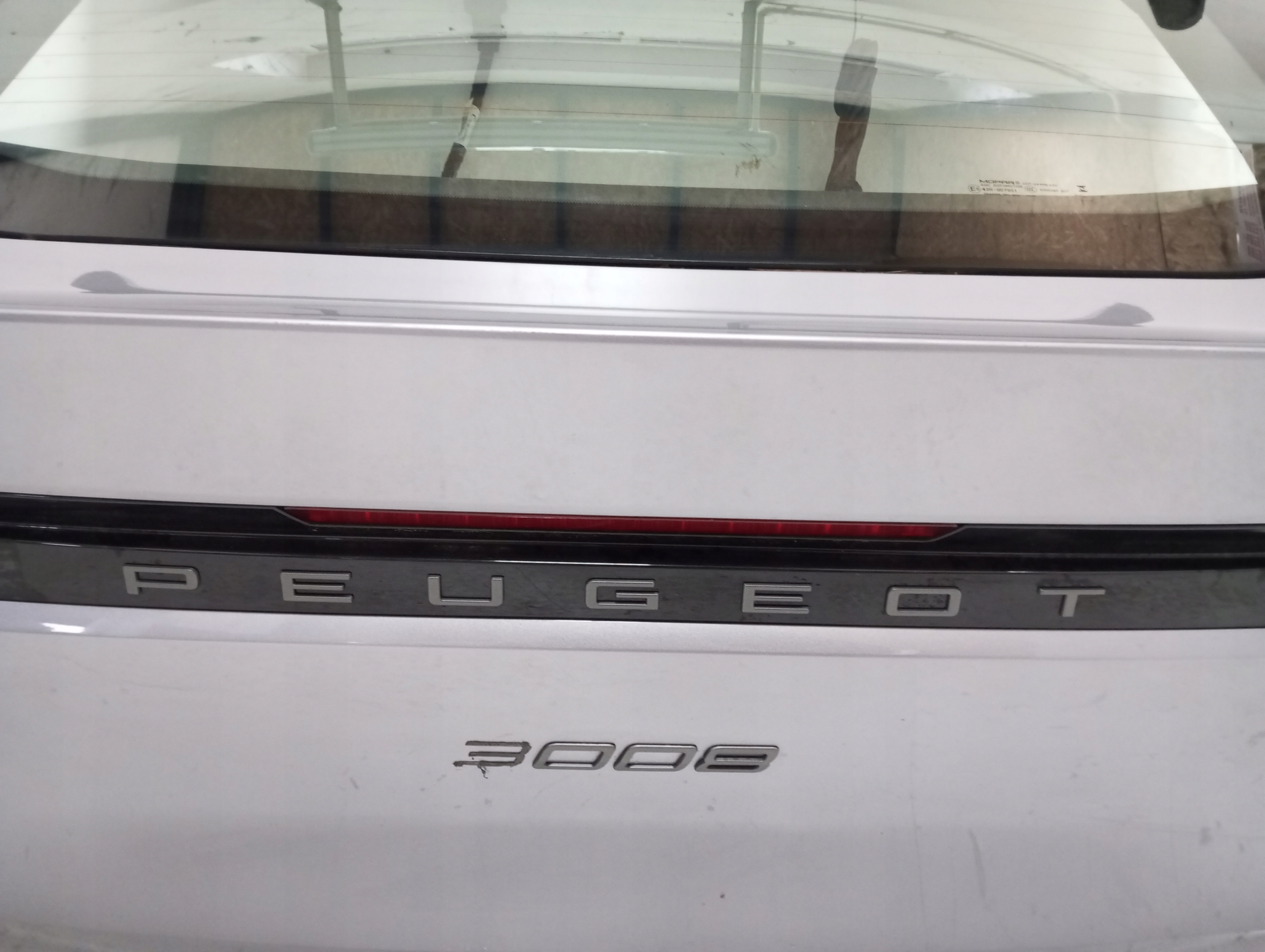 boot door rear Peugeot 3008 III 23R