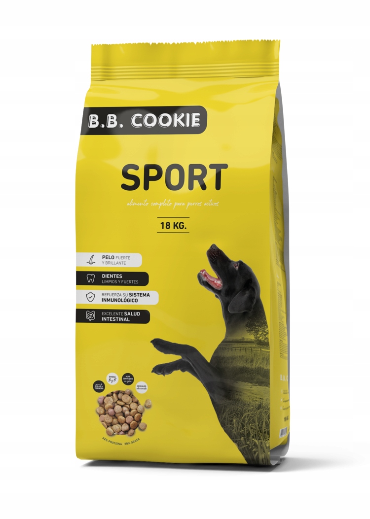 Levně B.b. Cookie Sport pro aktivní psy 18 Kg