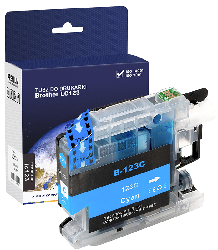 

Tusz LC123 Do Brother DCP-J132W MFC-J6520DW XL