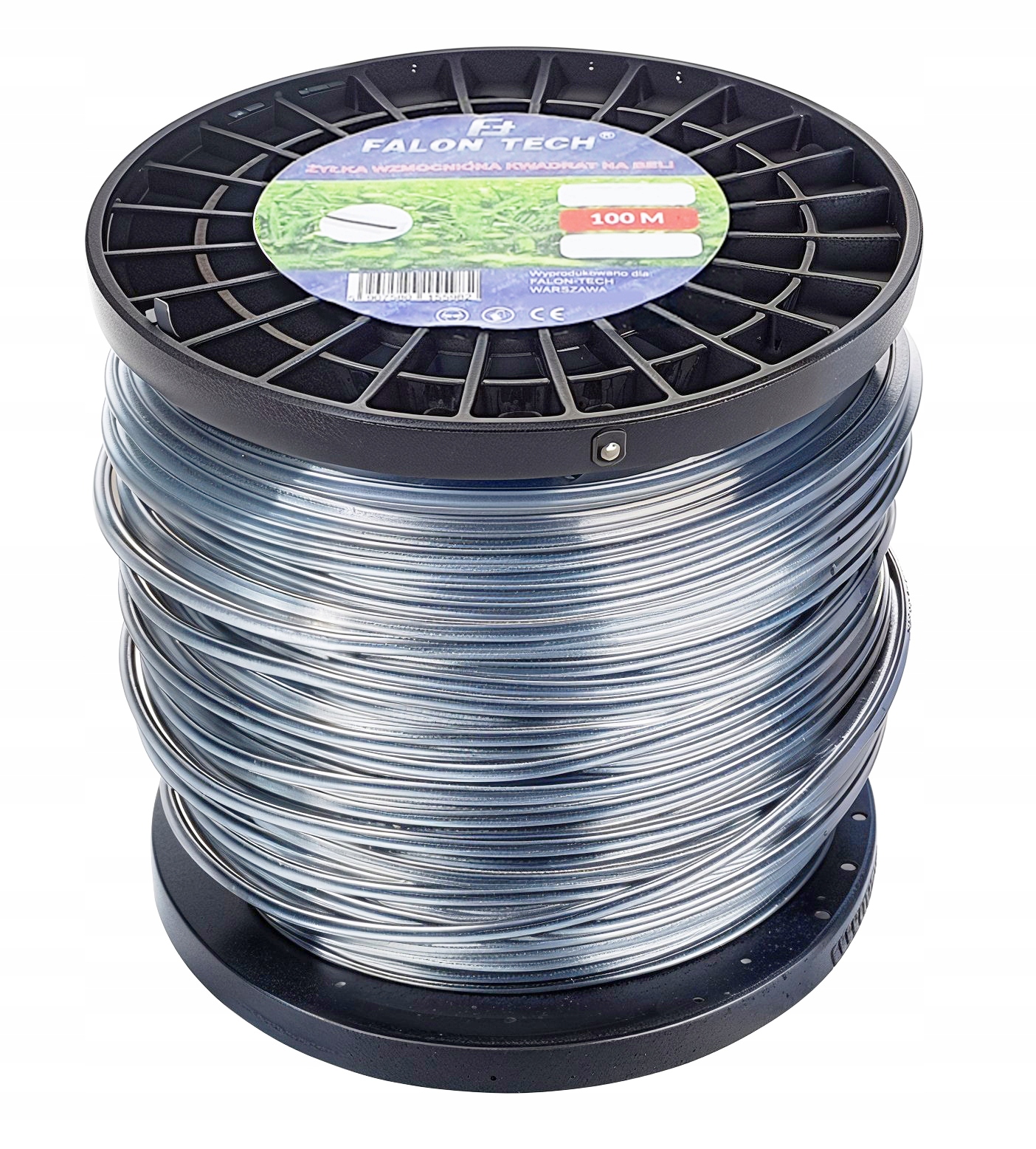 ŻYŁKA KOSY WZMACNIANA Z DRUTEM 3,0MM 100M ZBROJONA MOCNA WYTRZYMAŁĄ PRO Marka Falon-Tech