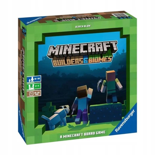 Gra Minecraft Builders & Biomes Gra Planszowa pełne wydanie Pl
