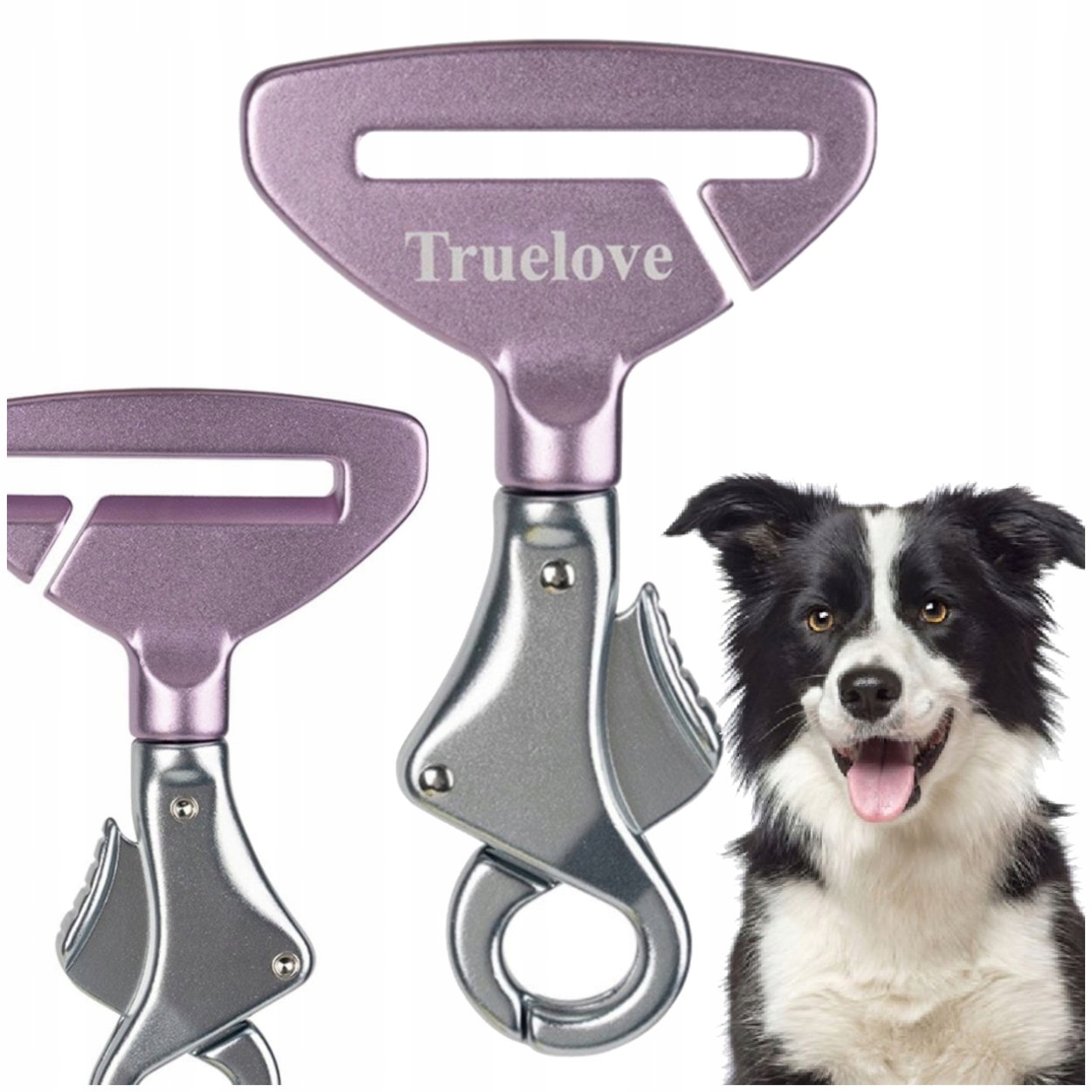 Levně Držák Na Pás Automobilu, Bezpečný, Pevný Pás Truelove, Ocelový, Růžový