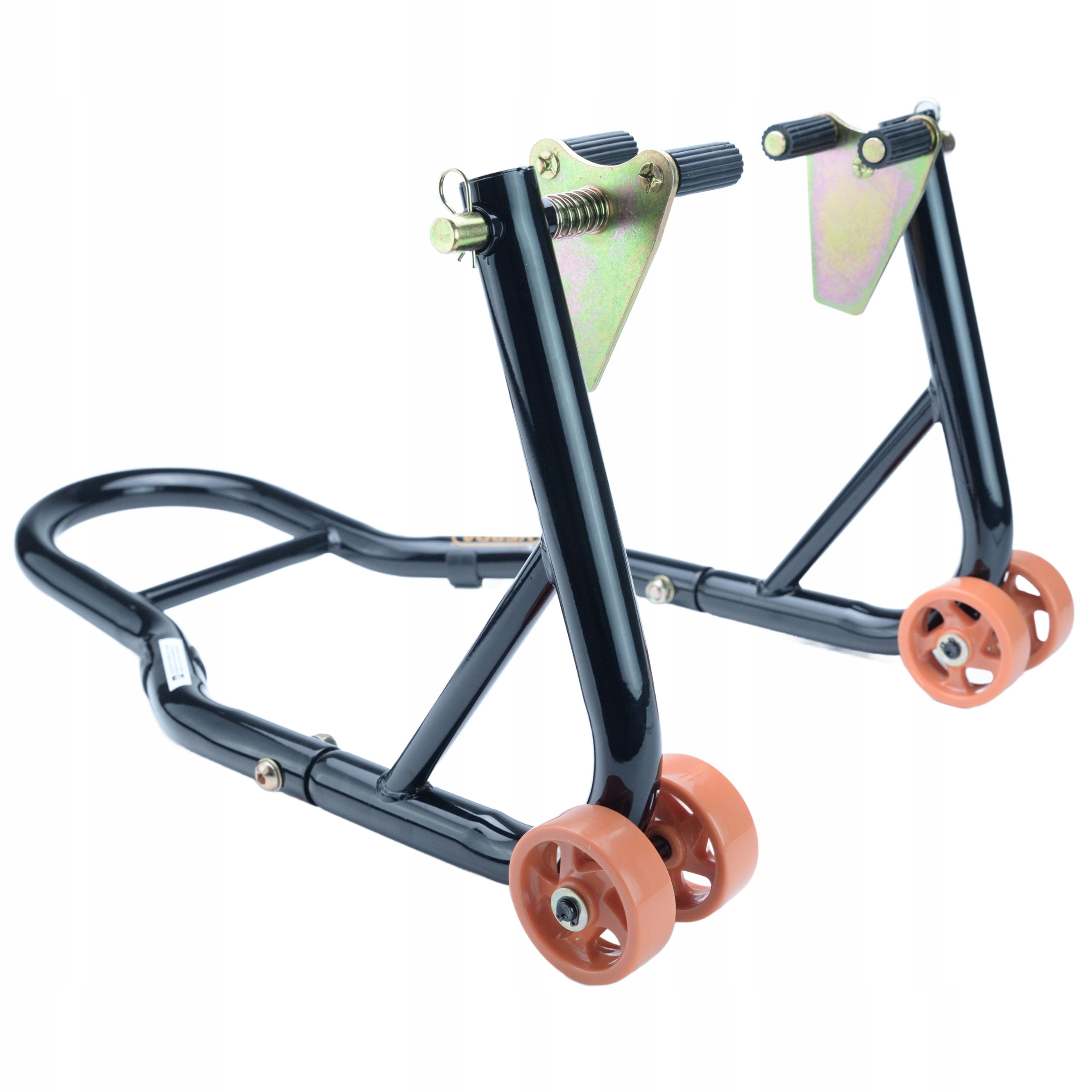 ZESTAW! Podnośnik STOJAK MOTOCYKLOWY Pod Tył ROLKI V + Na Przód WIDELEC Kod producenta SN1705