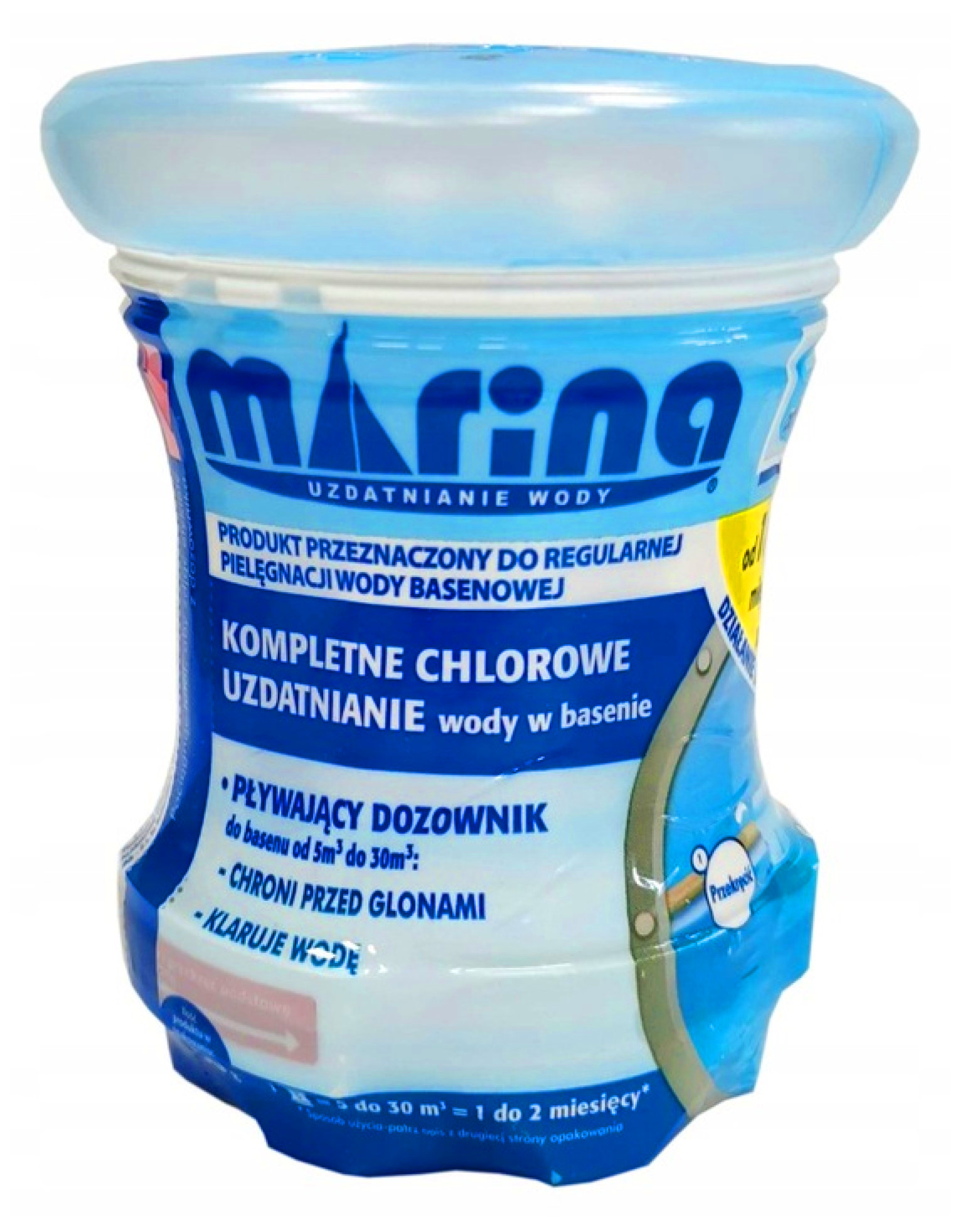 Dozownik Do Basenu Pływak Chlor Tabletki Marina