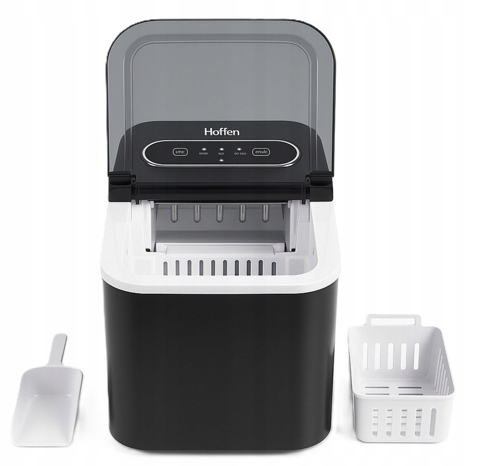 Kostkarka do lodu Hoffen 1,4l 170W czarna automatyczna