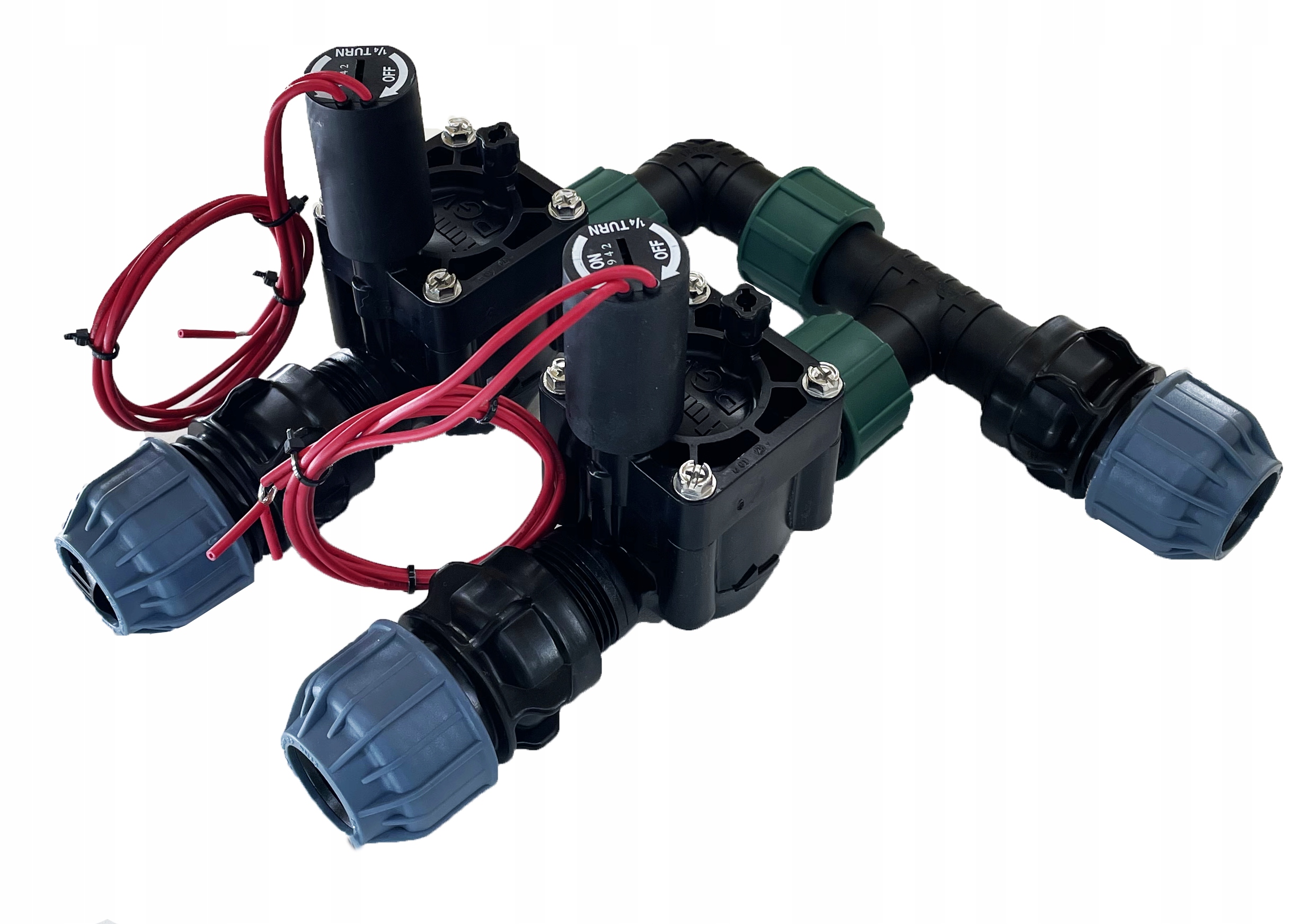 

Kolektor Hunter 2 elektrozawory Pgv 100 rura 25