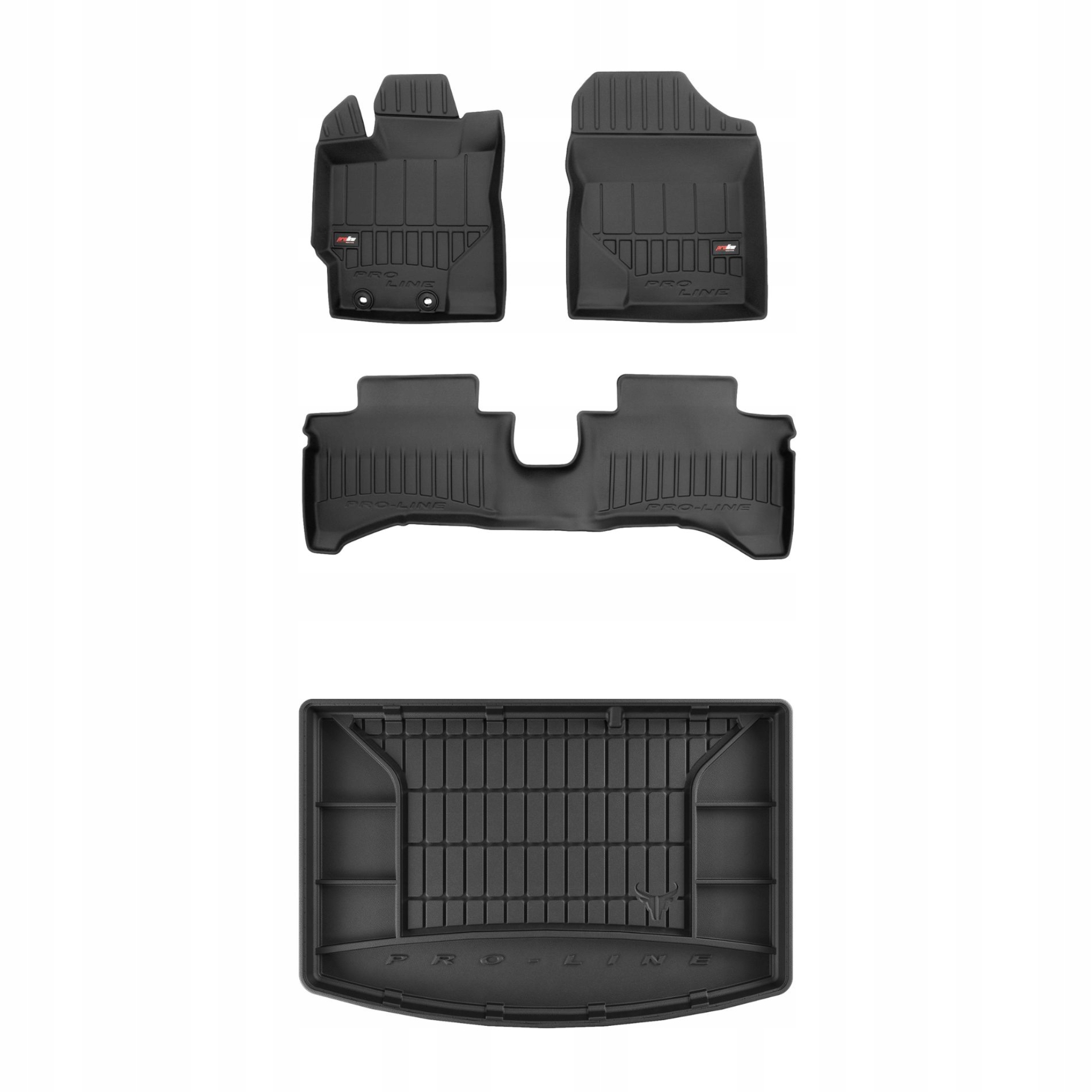 Sada gumových kobercov a rohoží pre Toyota Yaris III 2011-2020