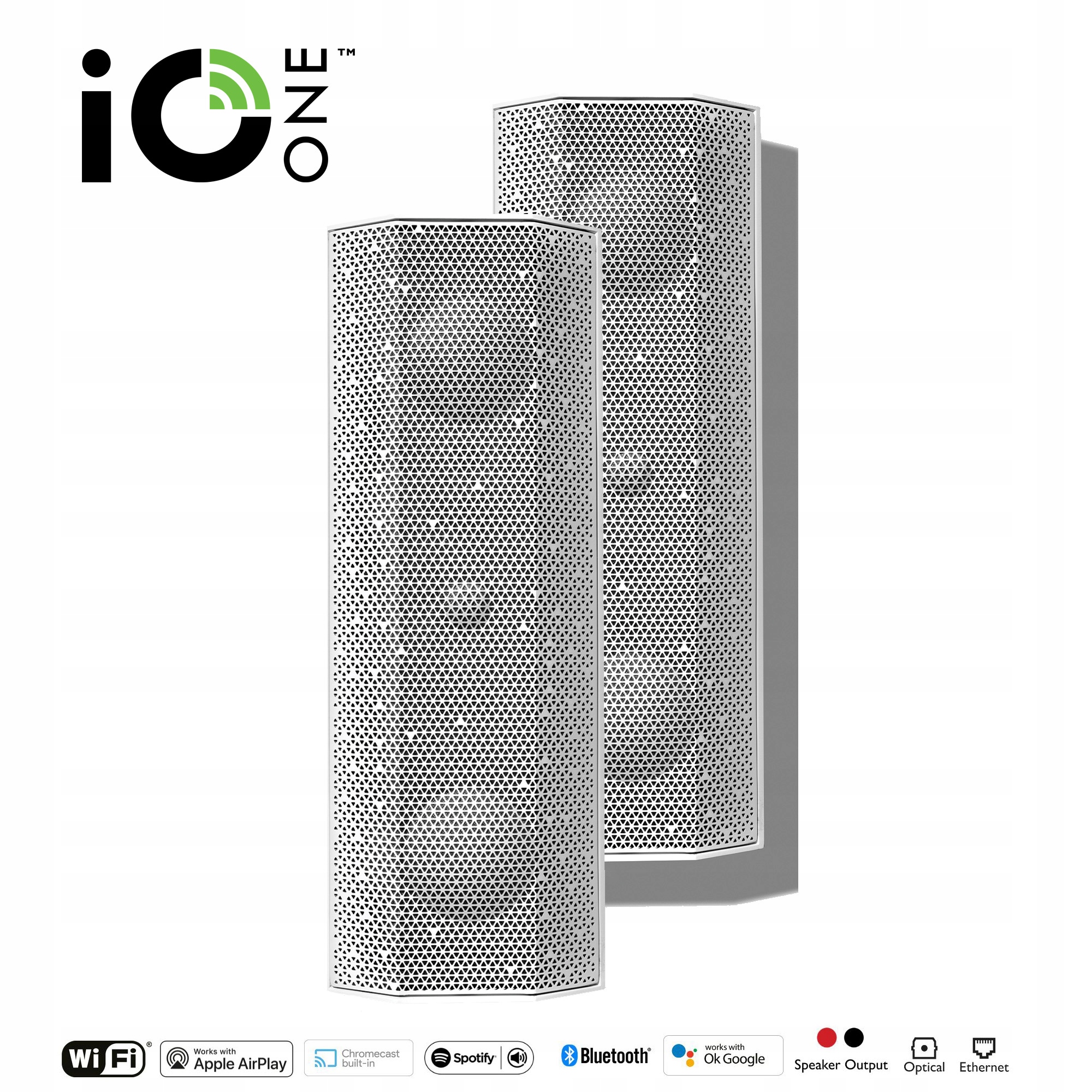 LITHE AUDIO IO1 ZESTAW GŁOŚNIKÓW NATYNKOWYCH WIFI