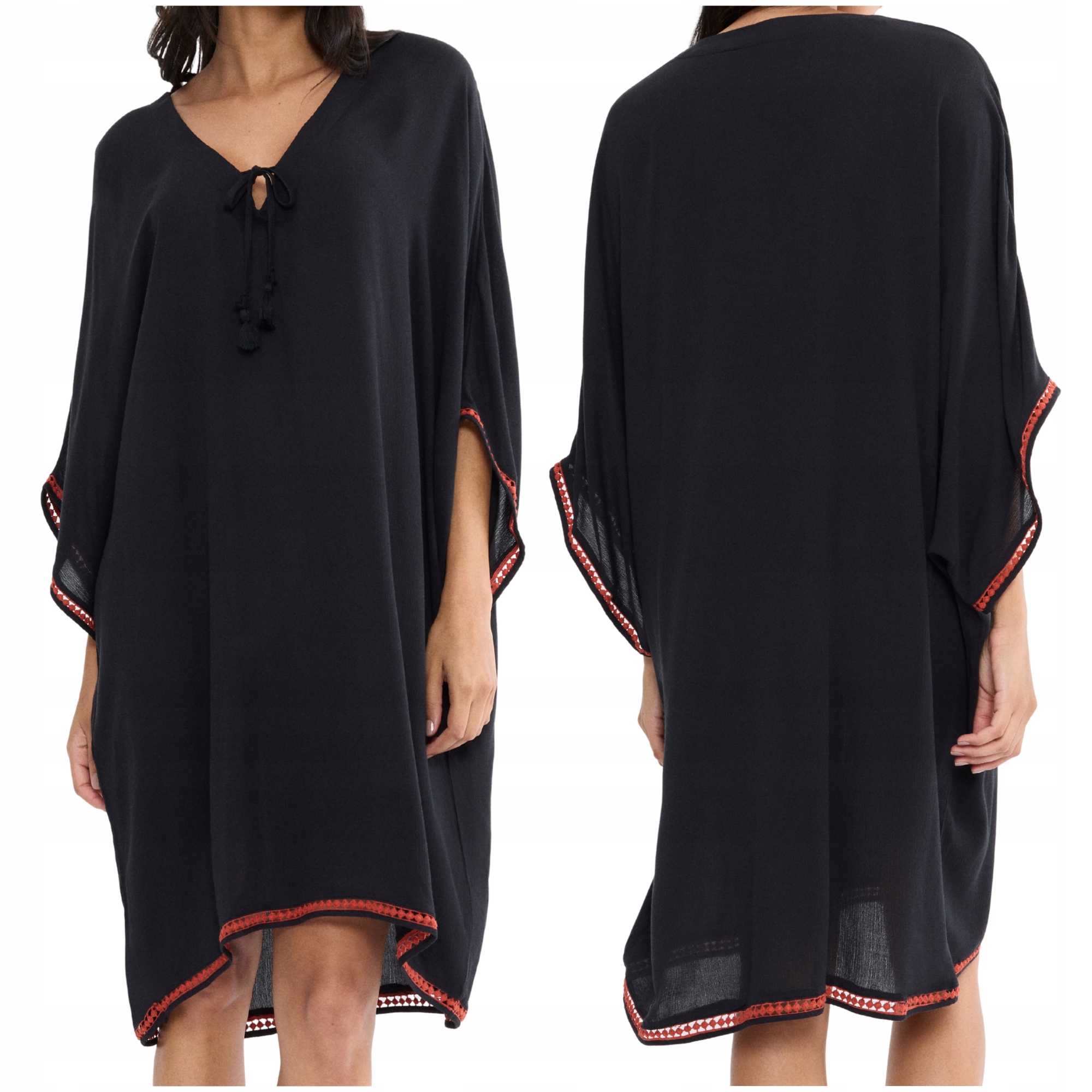 Šaty Tunika na pláž přehoz na oblečení Triumph Beach MyWear Kaftan 48