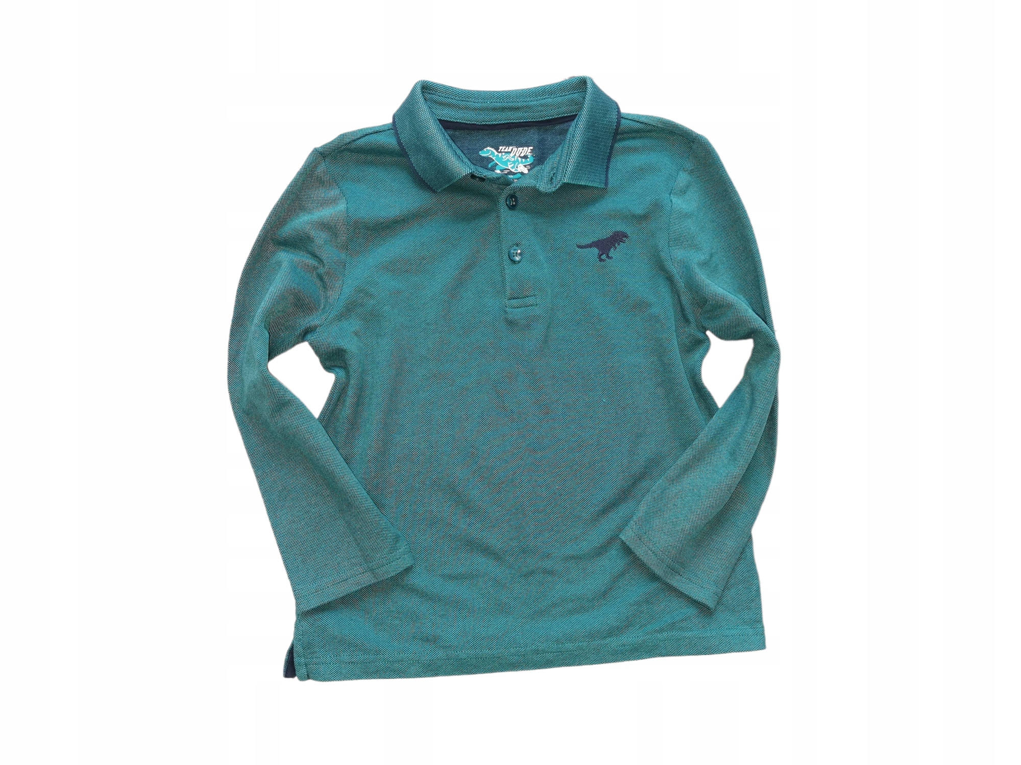 Bluzeczka z kołnierzykiem polo długi rękaw 5-6 L 116 cm Marka F&F