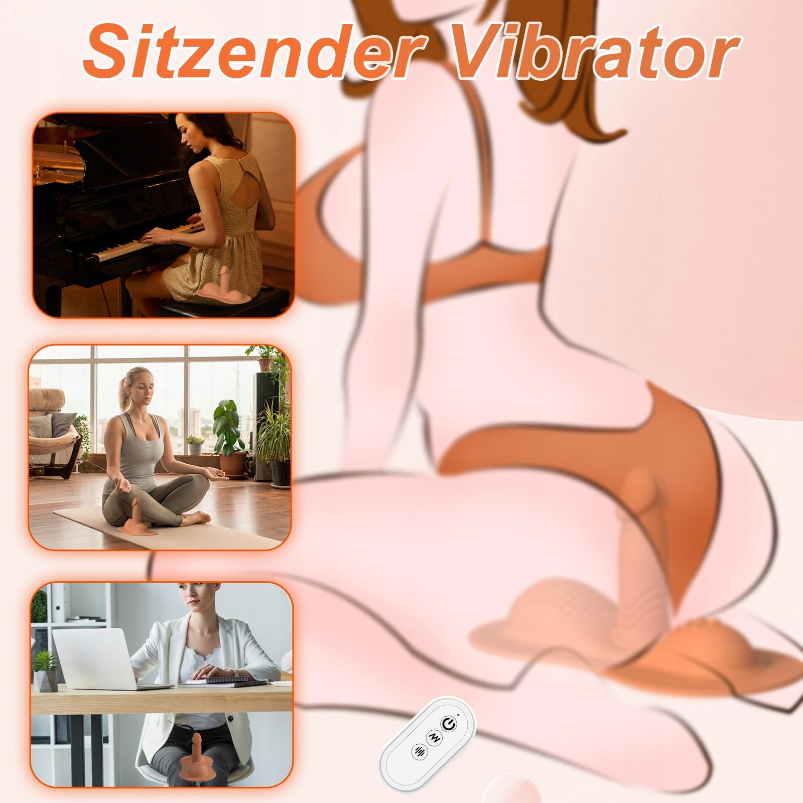 REALISTYCZNY WIBRATOR DILDO G PUNKT DLA KOBIET Z 20 TRYBAMI WIBRACJI — miniatura 3