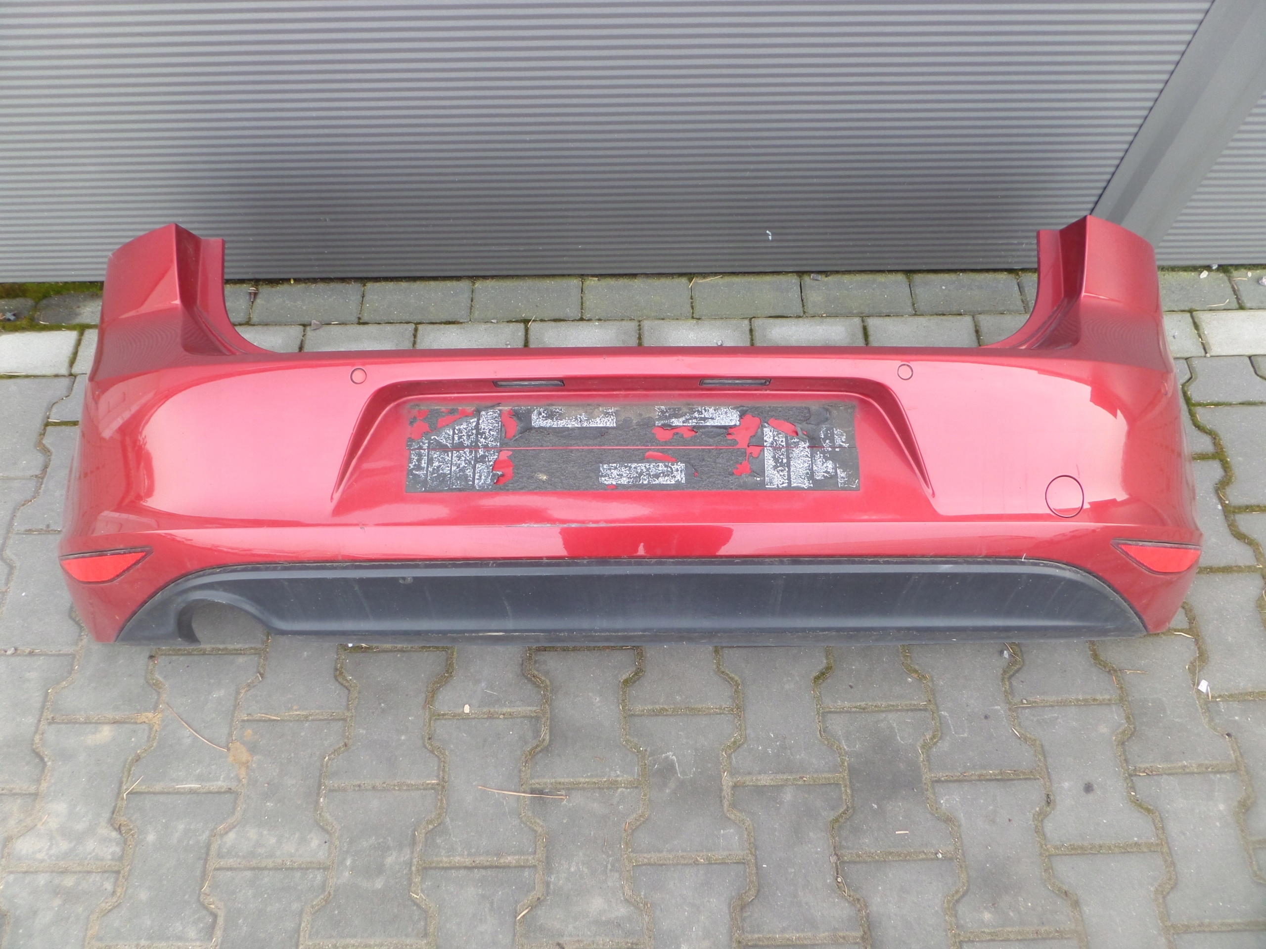 VW GOLF VII bumper rear part 4X PDC complete 5G6807421 colour LA3X