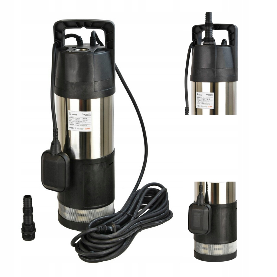 Pompa zatapialna do podlewania z pływakiem Dive 1200 Inox Ibo