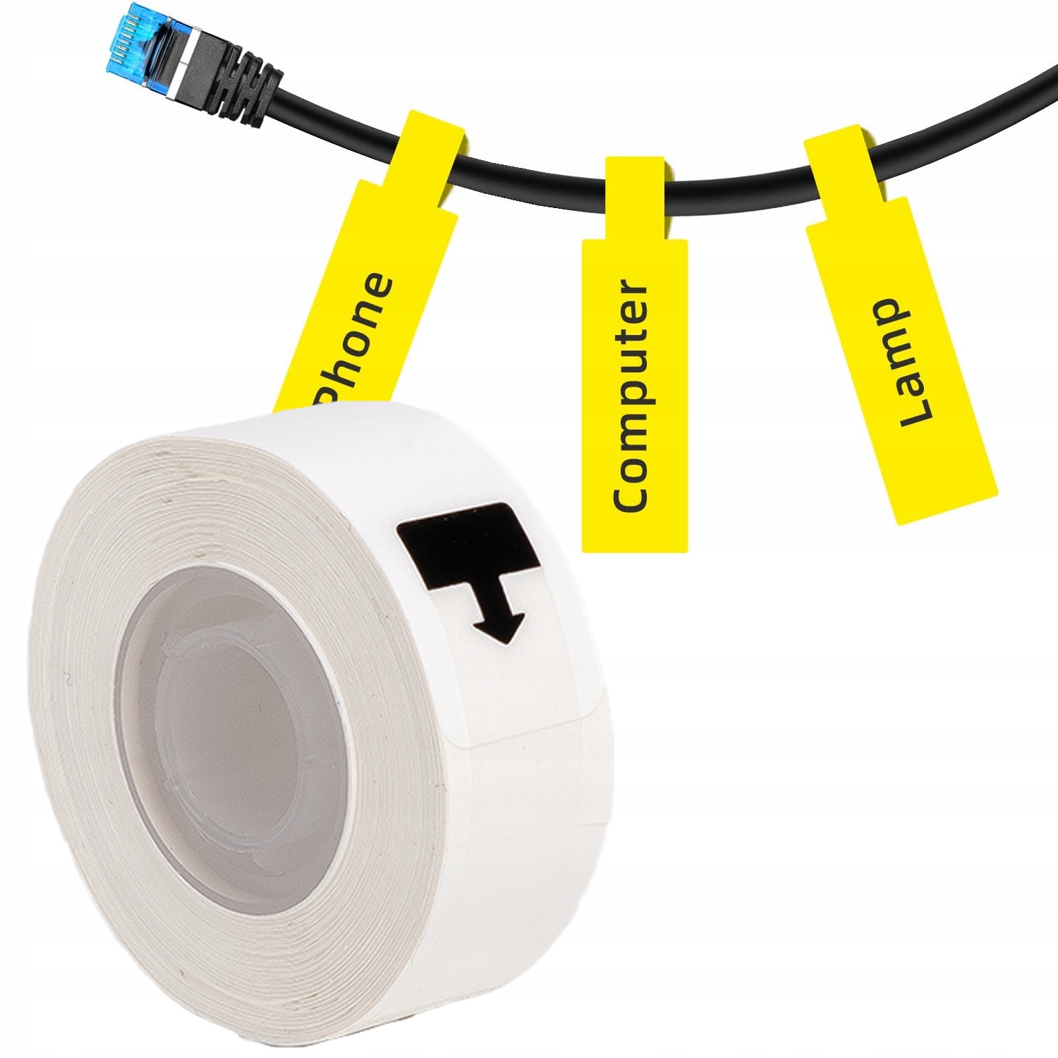 

Naklejki kabel owijka jubiler żółte BeMark Sp