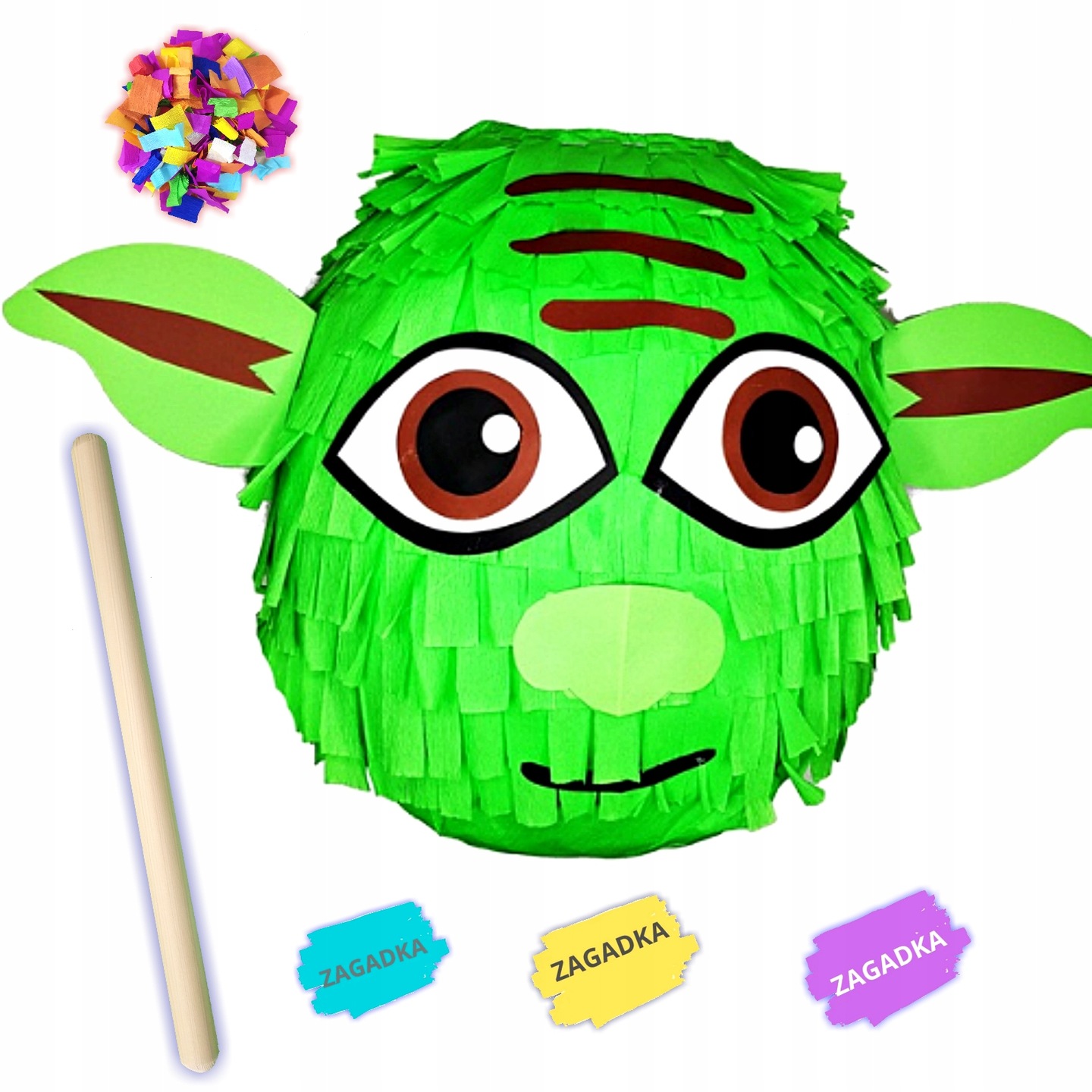 PINIATA YODA DUŻA NA URODZINY PINATA STAR WARS