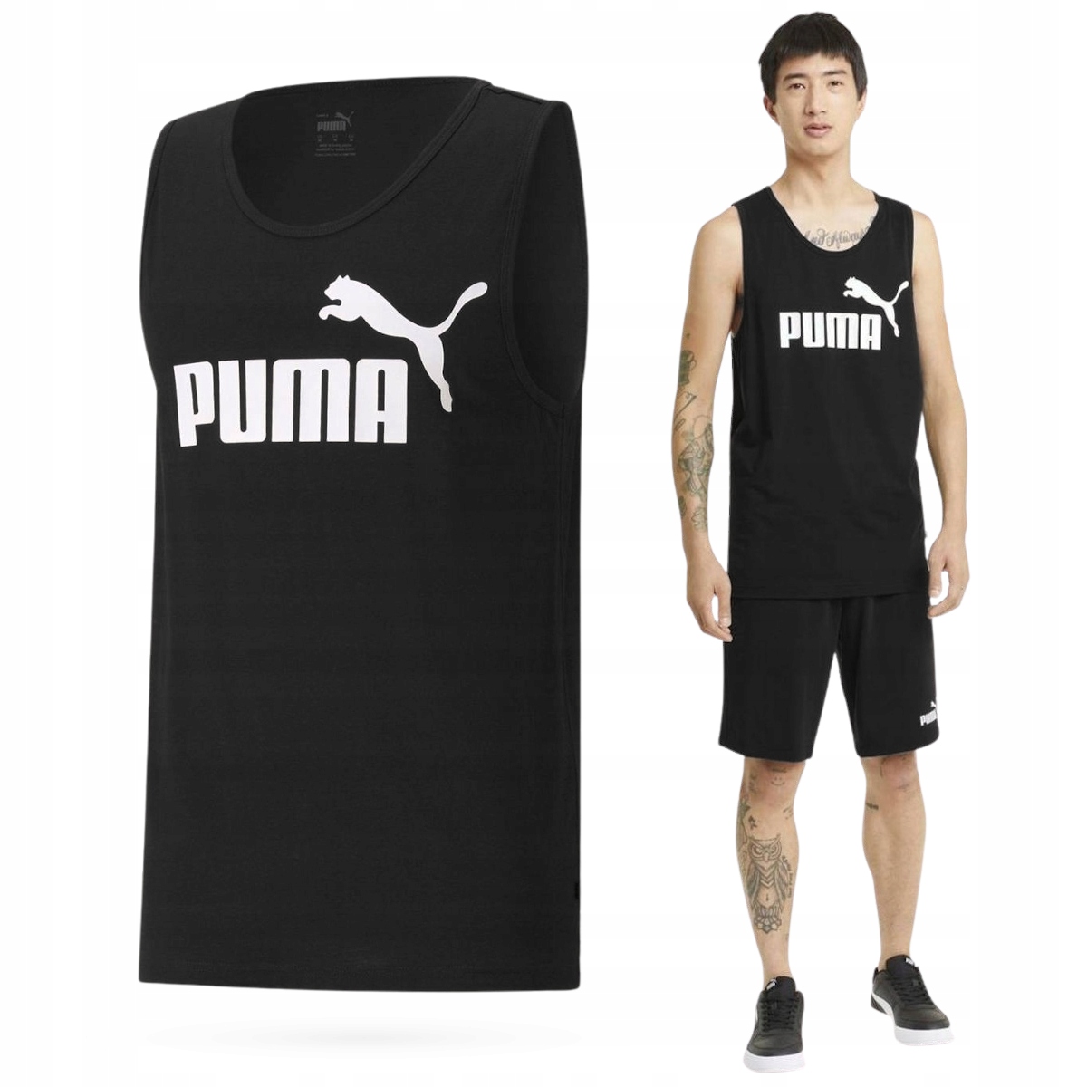 

Koszulka Męska Bez Rękawów Puma Bawełna Sport 4XL