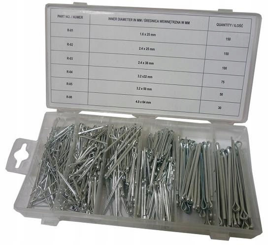 ZESTAW ZAWLECZEK PROSTYCH 555 SZT. MIX