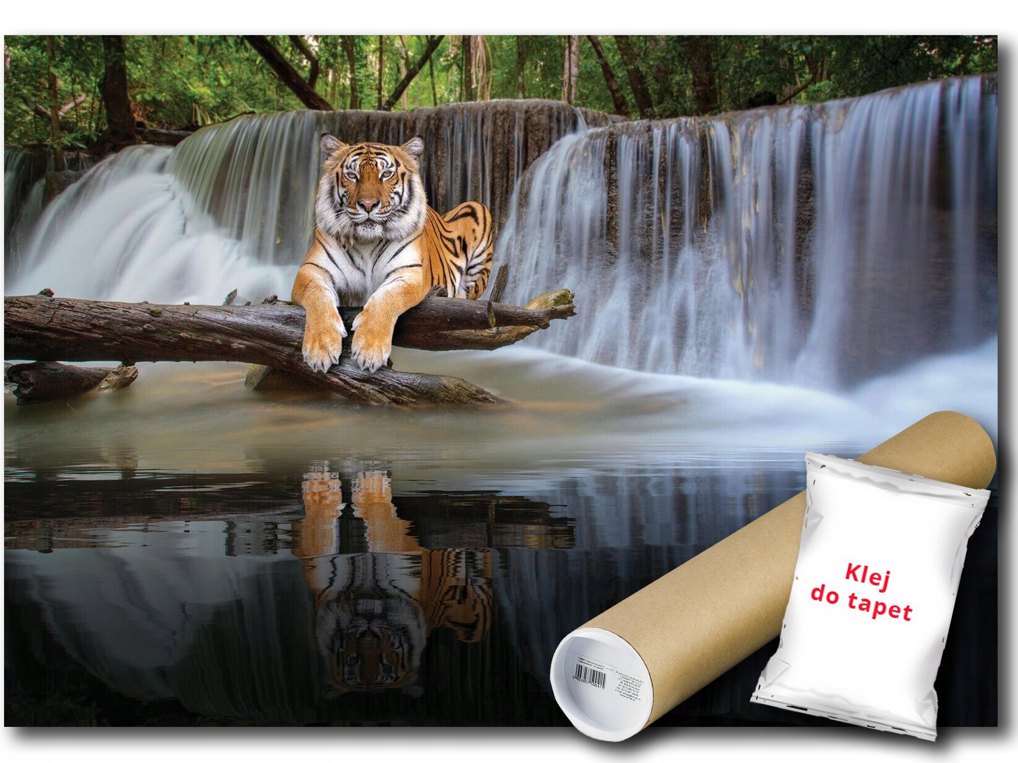 Vinylová Fototapeta Tiger Vodopád Voda 312x219