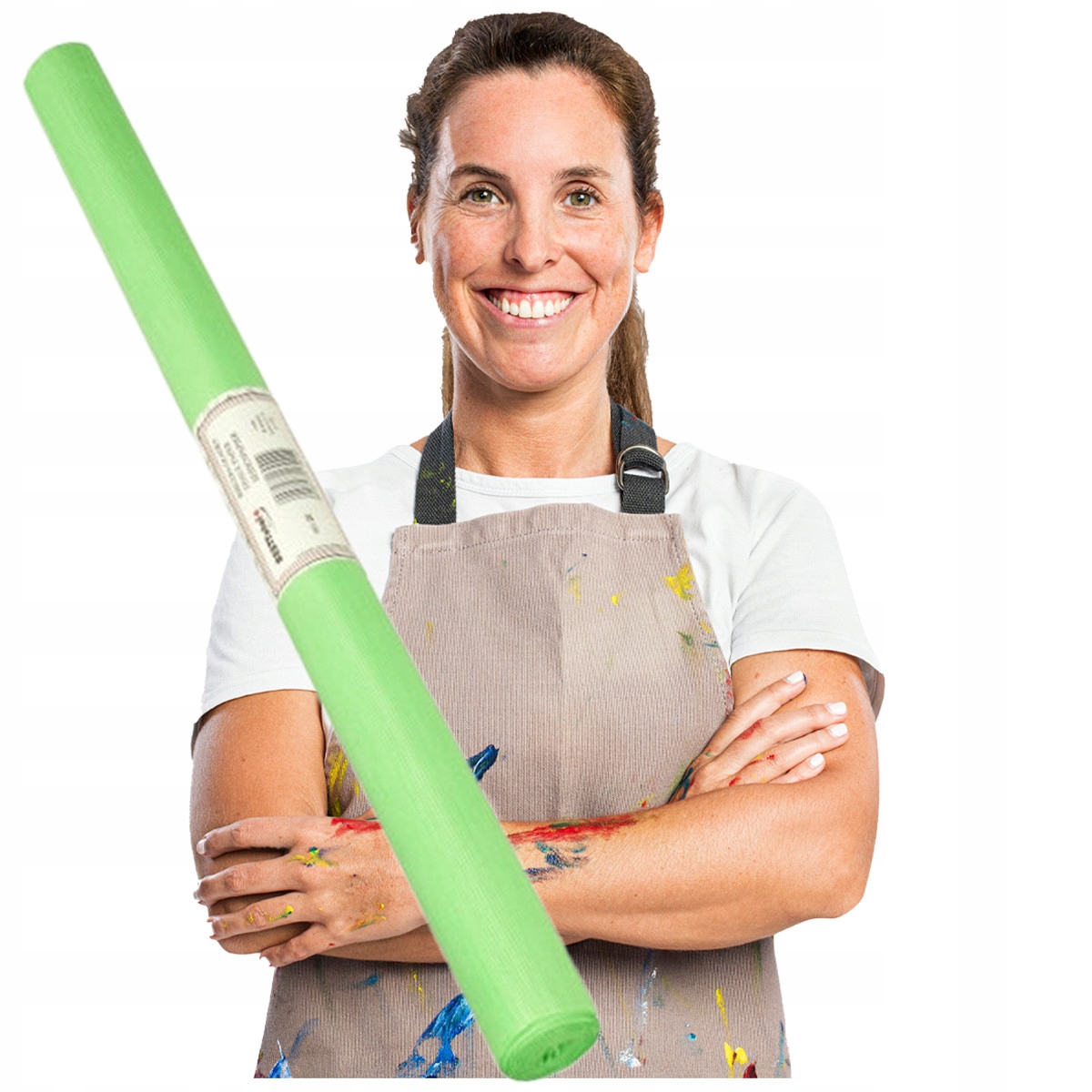 Gładka Bibuła Szkolna JABŁKOWA ZIELEŃ Do Pakowania