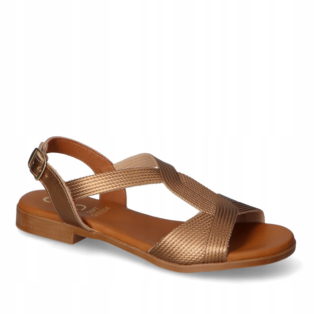 Sandály Aga 01902/103 Měděné lico 40