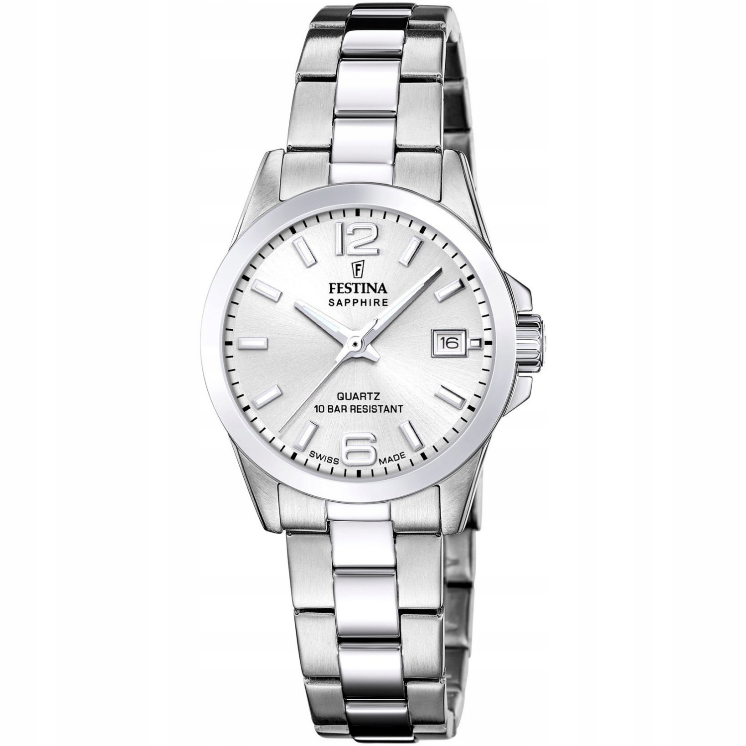 Dámské hodinky Festina F20049-1 stříbrné