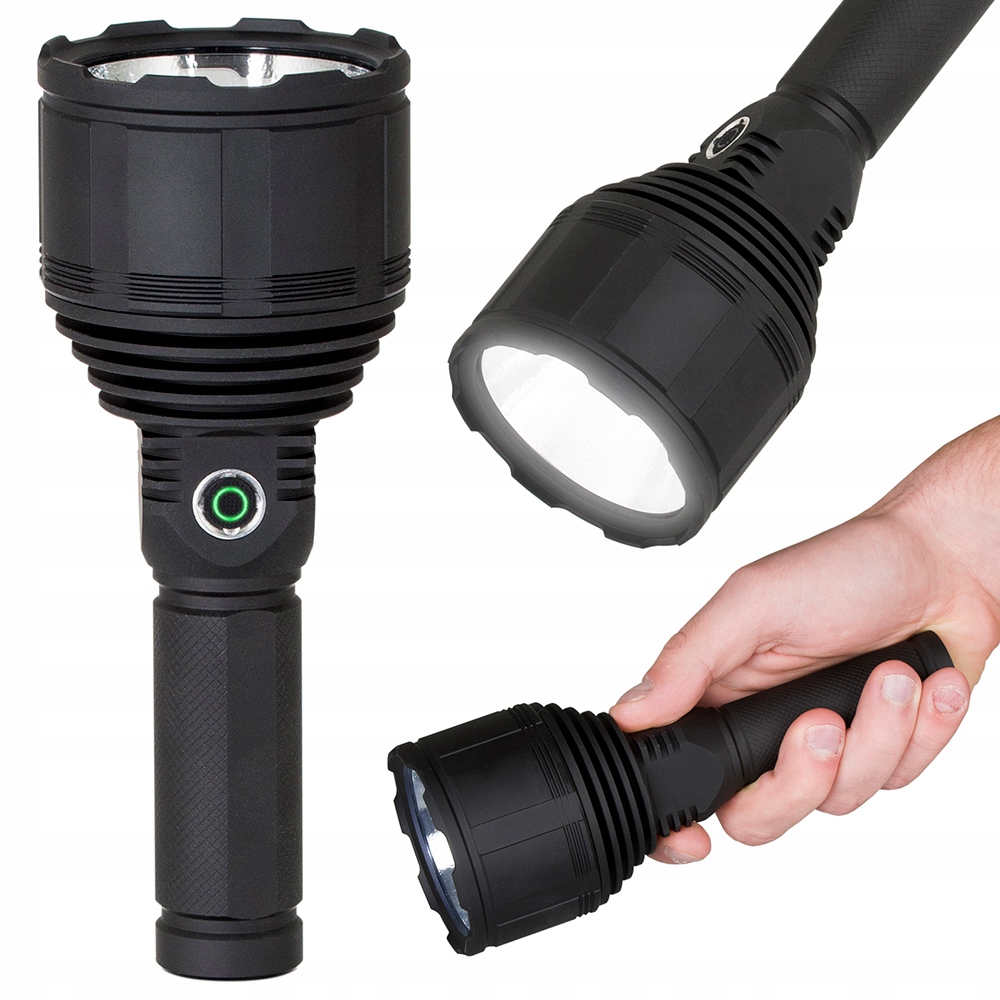 СВЕТОДИОДНЫЙ ТАКТИЧЕСКИЙ ФОНАРИК PRO ПРОЖЕКТОР AKU USB C VAYOX